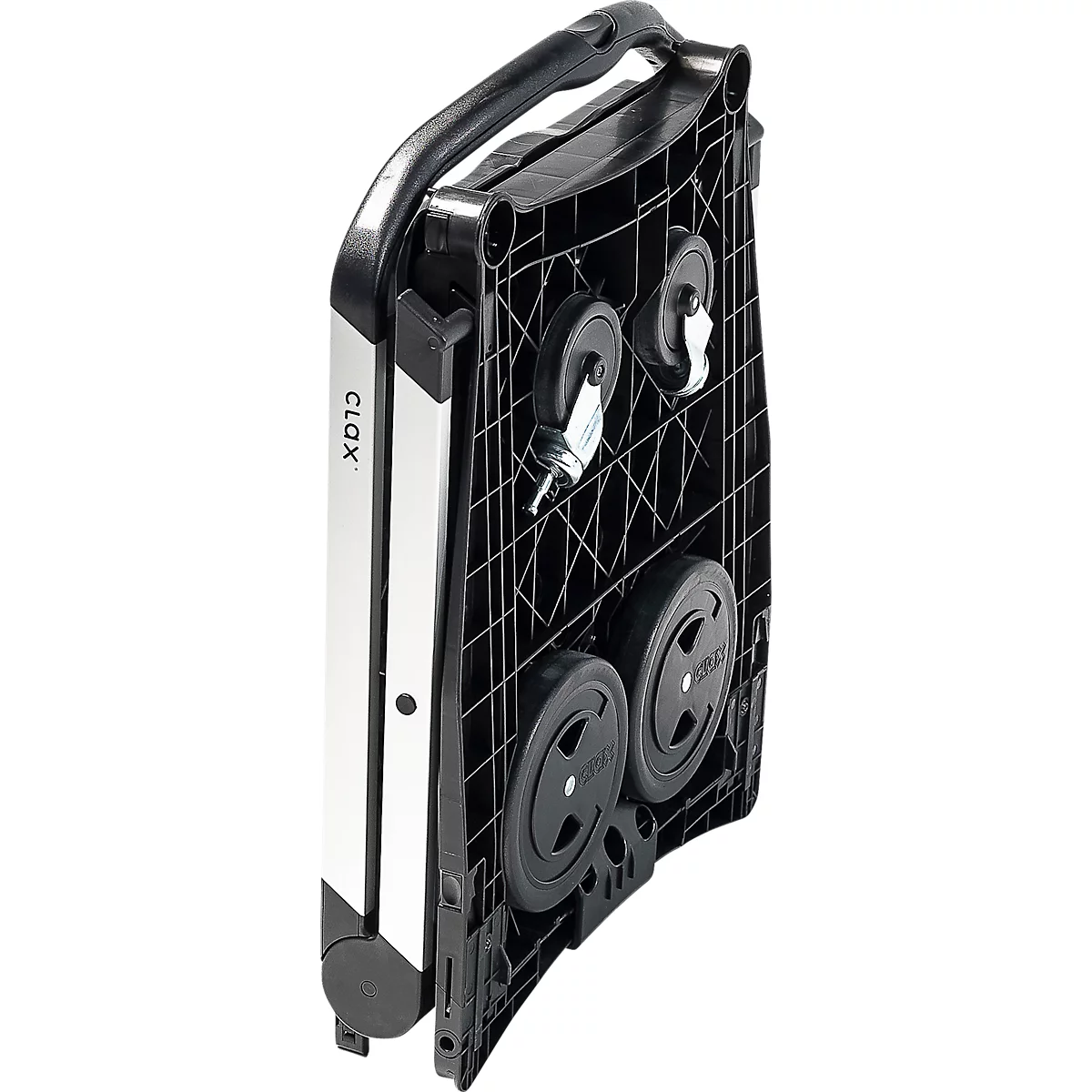 Inklapbare trolley CLAX®- met vouwkrat - 46 L - grijs/zwart