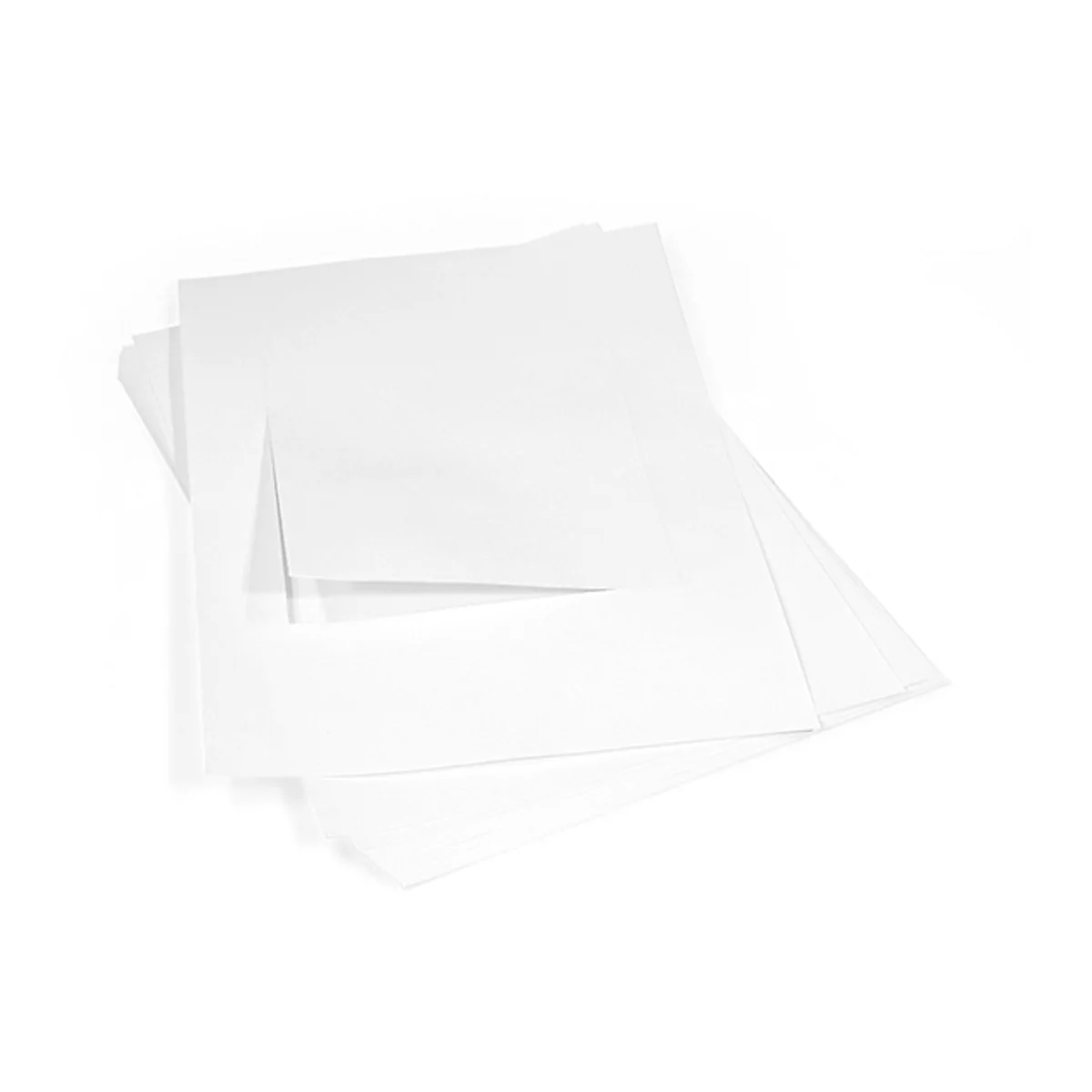 Inlegfolie voor laserprinters B 150 x H 150 mm (voor 2 afstandshouders), 5 stuks