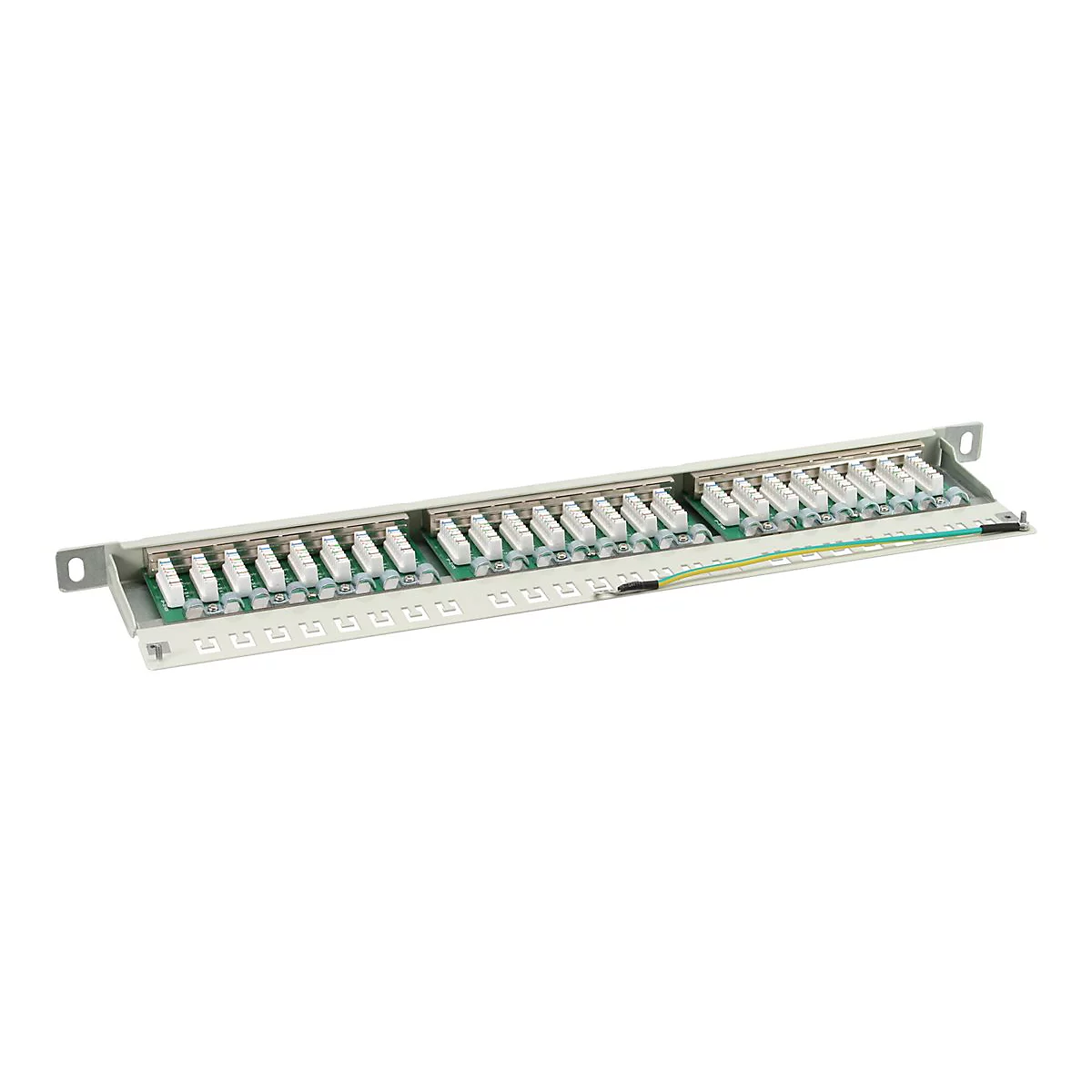 InLine - Patch Panel - CAT 6 - RJ-45 X 24 - Hellgrau, RAL 7035 - 0.5U