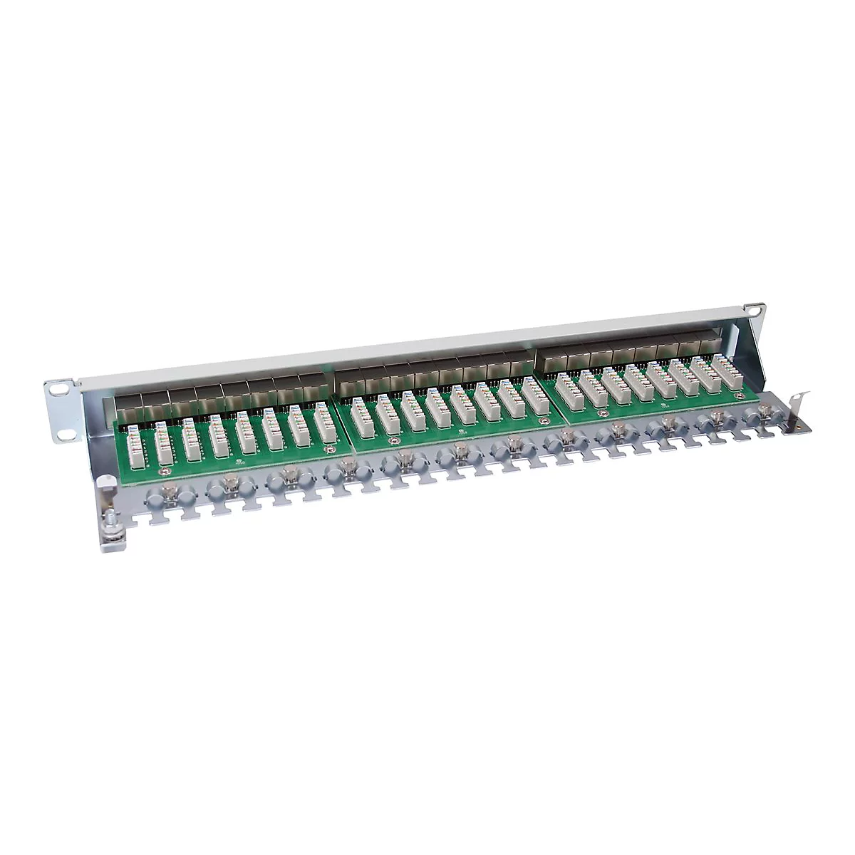 InLine - Patch Panel - CAT 6 - RJ-45 X 24 - Hellgrau, RAL 7035 - 1U