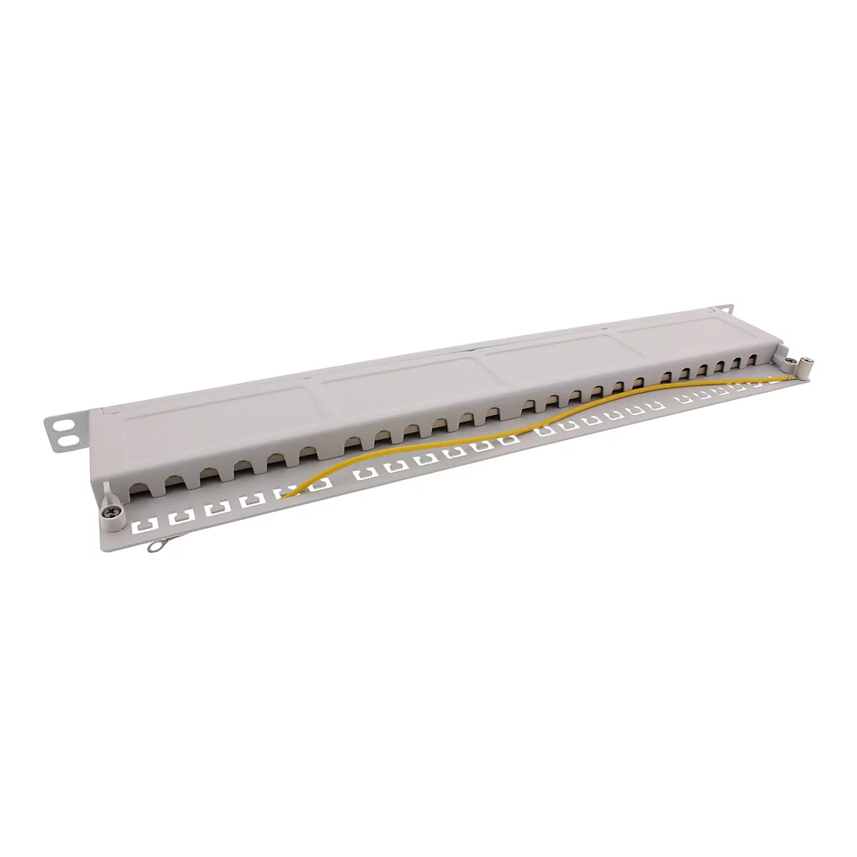 InLine - Patch Panel - CAT 6a - STP - RJ-45 X 24 - Hellgrau, RAL 7035