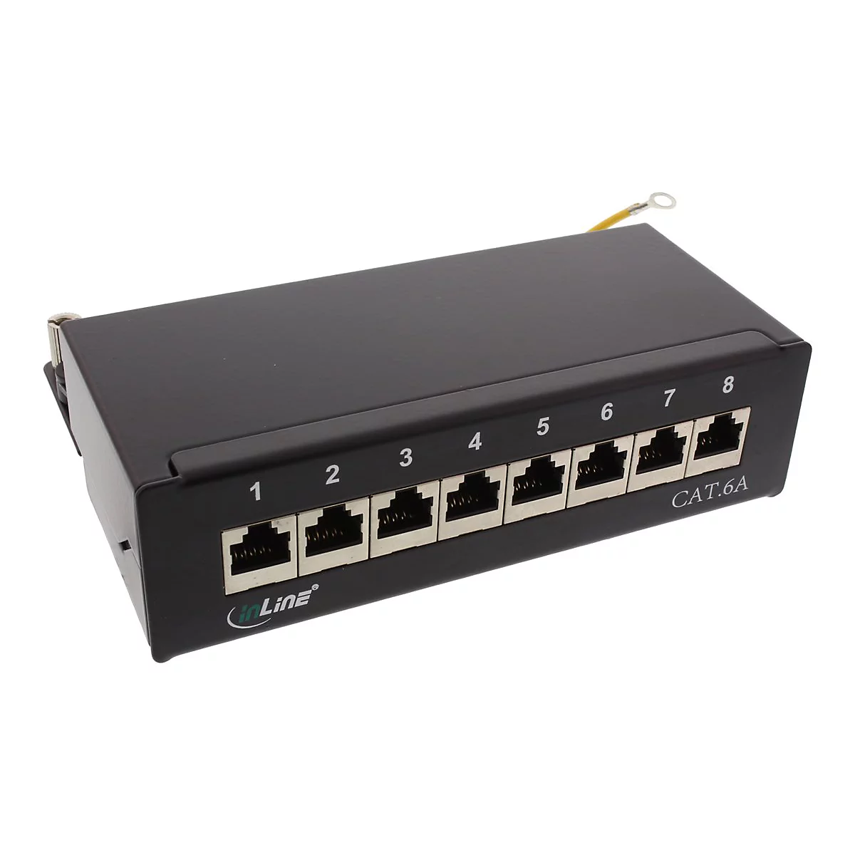 InLine - Patch Panel - geeignet für Wandmontage - CAT 6a - STP - RJ-45 X 8