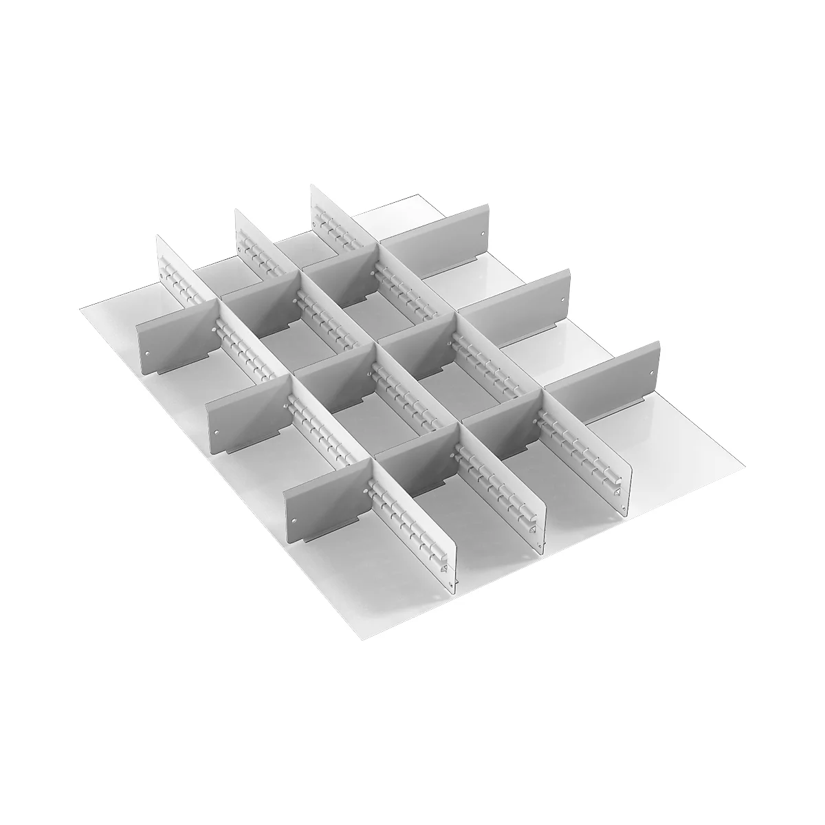 Insert de tiroir Treston, 3 compartiments et 12 panneaux centraux, l. 700 mm, pour série 70 avec H 750