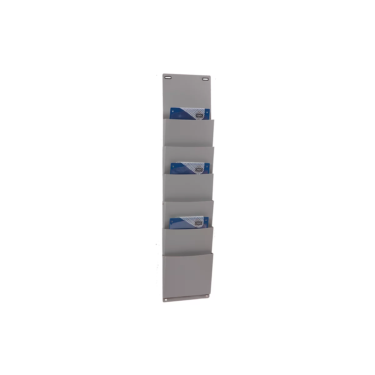 Insteekbord hangend model, PP, A5 staand, 6 vakken