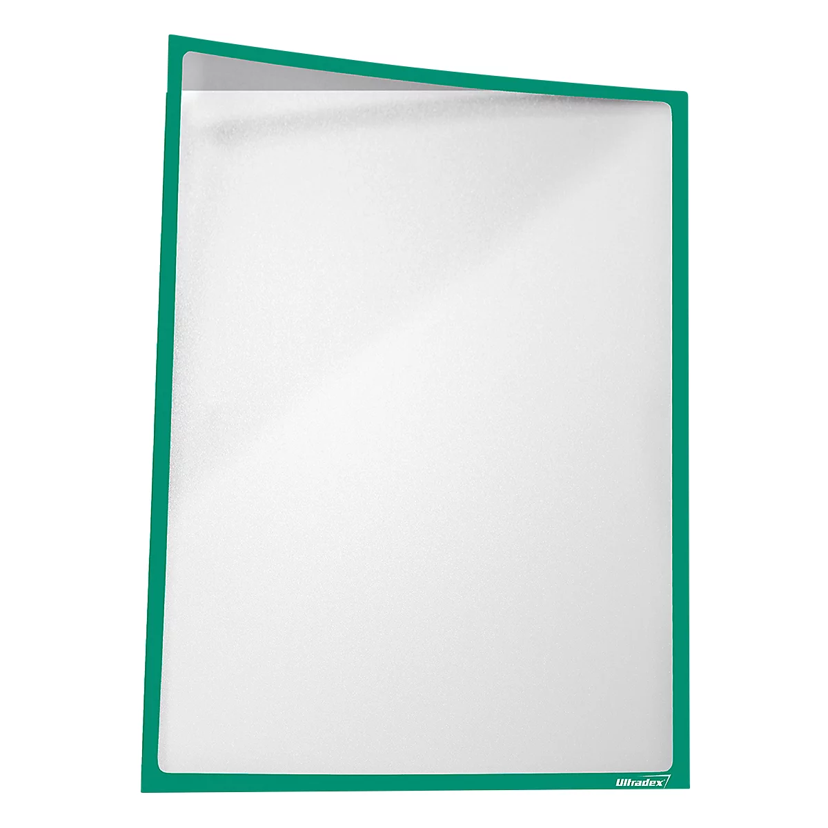 Insteekhoes, magnetisch, PET-folie, A4 horizontaal/verticaal, groen, 5 stuks