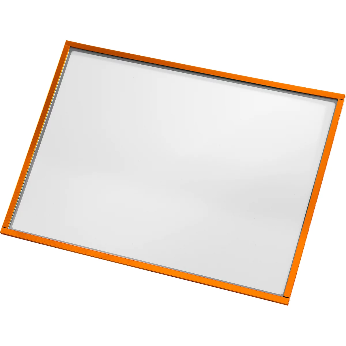 Insteekhoes, magnetisch, PET-folie, A4 horizontaal/verticaal, oranje, 5 stuks