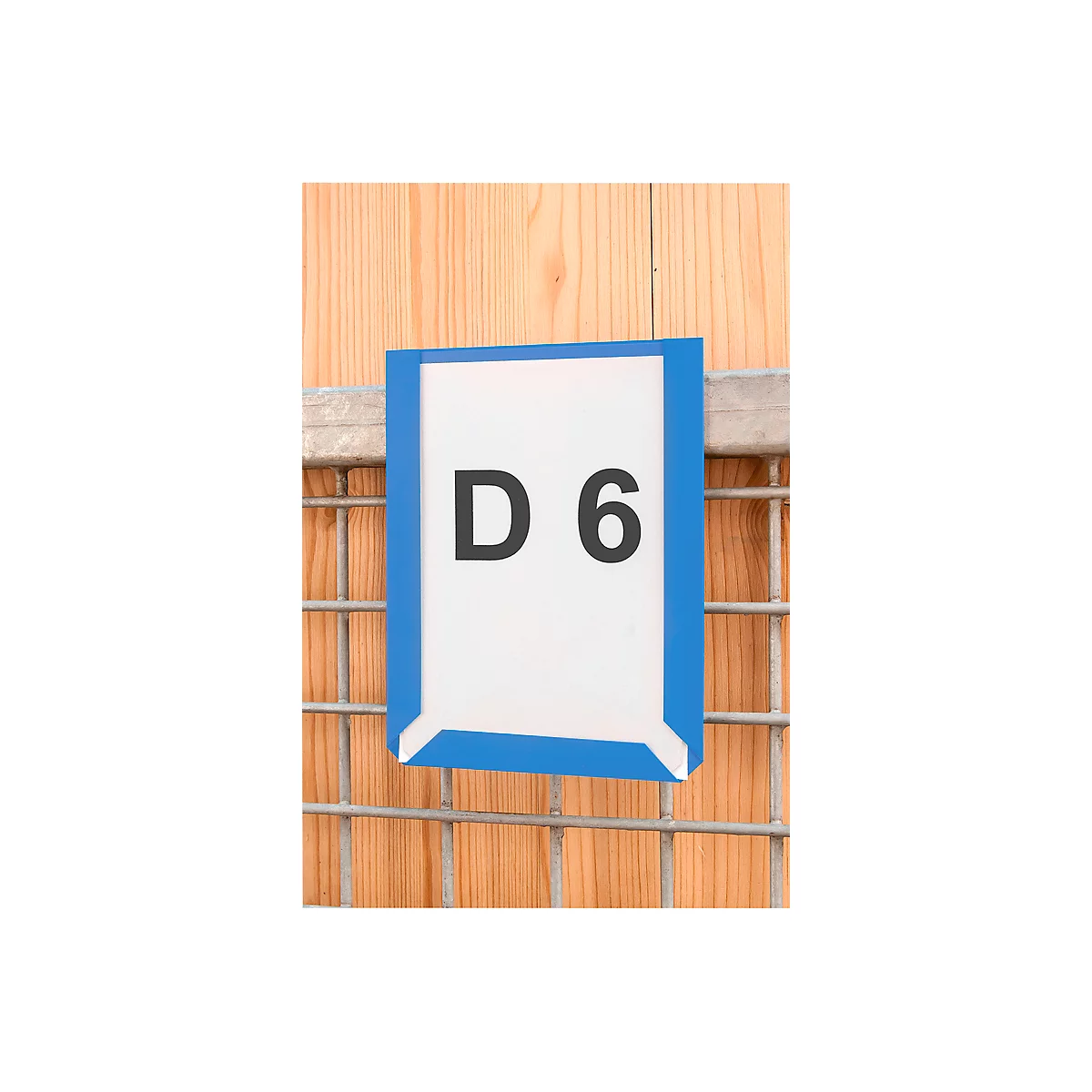 Insteekhoezen, gekleurd, A4 staand, blauw, 10 stuks