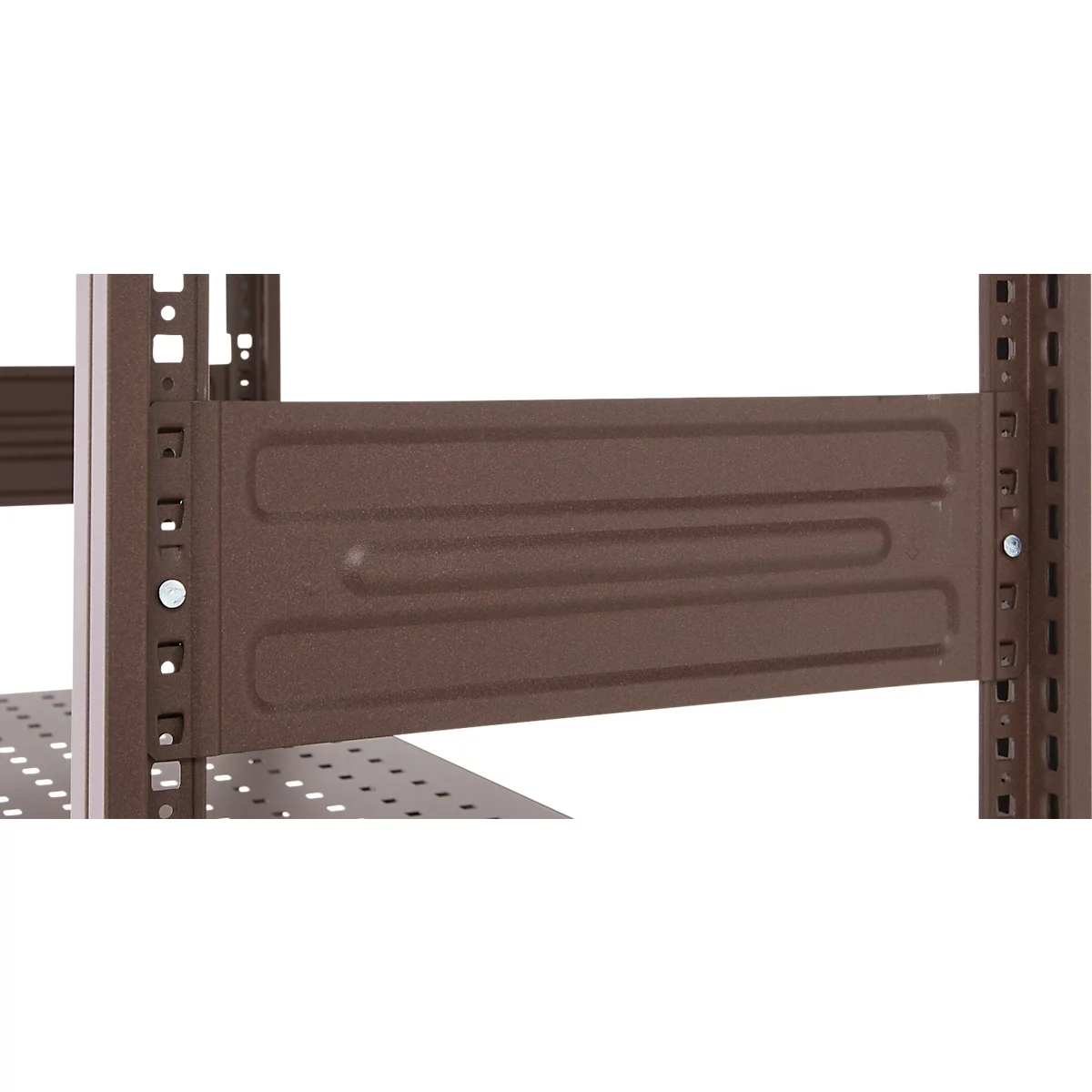 Insteekstelling bloemen of allround ORDO Flex - stalen - modulaire - B 1060 x D 435 x H 2000 mm - draagvermogen 1200 kg - poedercoating roestbruin