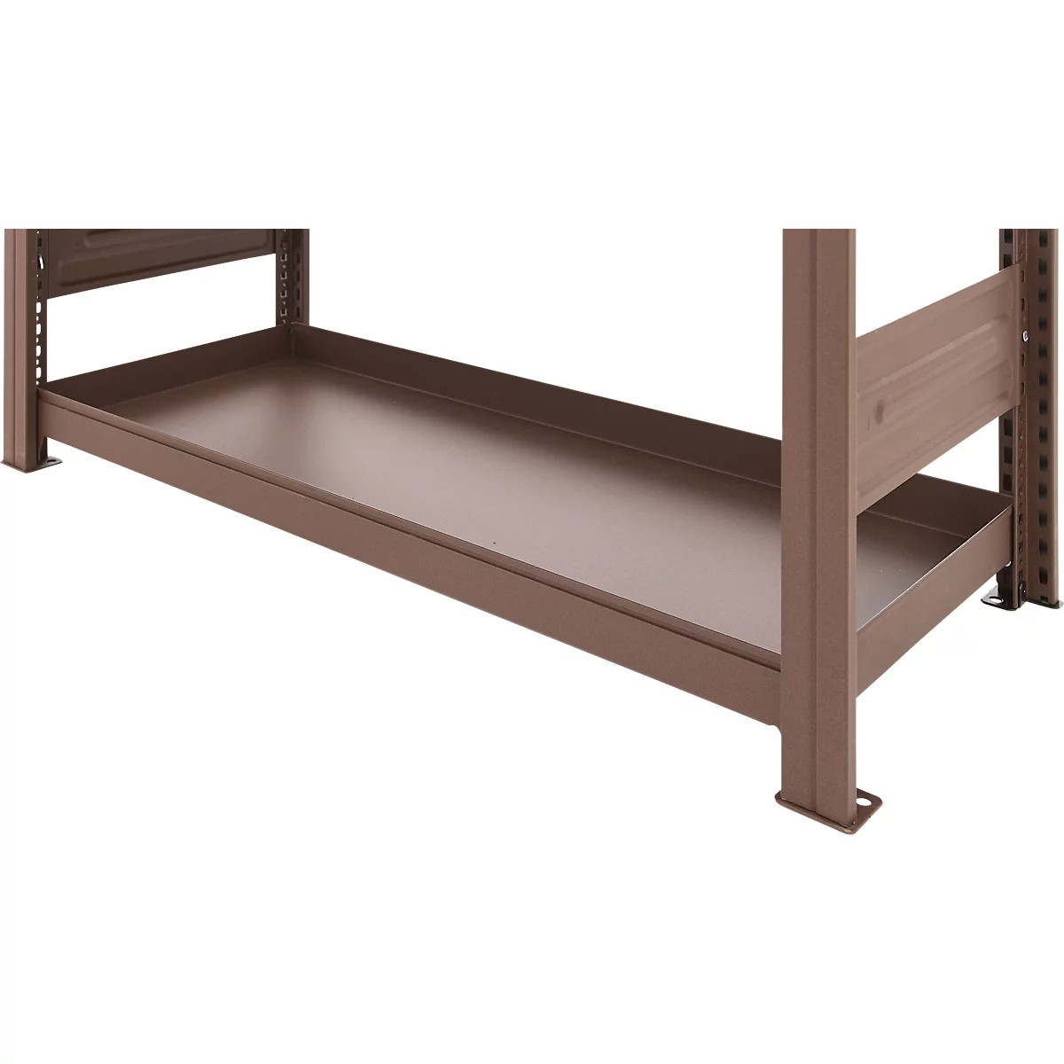 Insteekstelling bloemen of allround ORDO Flex - stalen - modulaire - B 1060 x D 435 x H 2000 mm - draagvermogen 1200 kg - poedercoating roestbruin