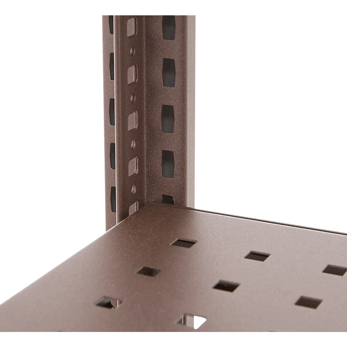 Insteekstelling bloemen of allround ORDO Flex - stalen - modulaire - B 1060 x D 435 x H 2000 mm - draagvermogen 1200 kg - poedercoating roestbruin