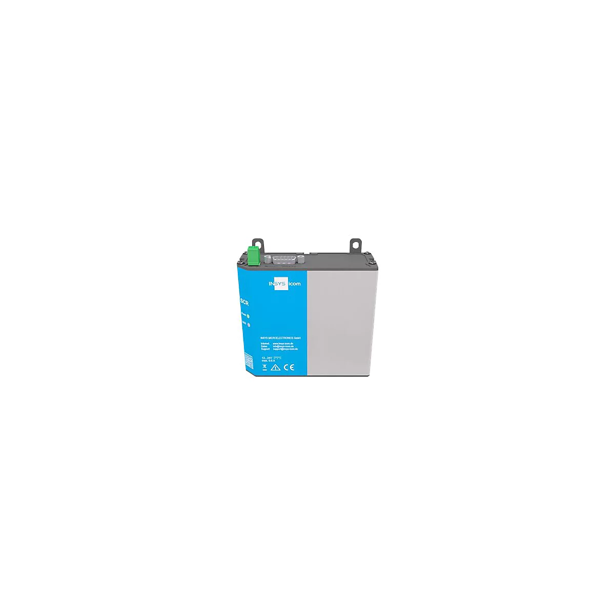 INSYS icom SCR-E 200 - Router 2-Port-Switch - Modbus - an DIN-Schiene montierbar, wandmontierbar