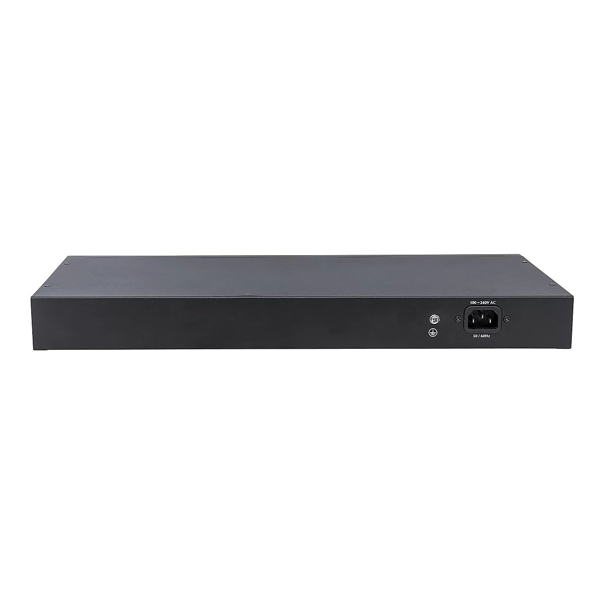 Intellinet 24-Port Gigabit Ethernet PoE+ Switch with 2 SFP Ports, LCD Display, IEEE 802.3at/af Power over Ethernet (PoE+/PoE) Compliant, 370 W, Endspan, 19' Rackmount - Switch - unmanaged - 24 x 10/100/1000 (PoE+) + 2 x Gigabit SFP - Desktop, an R...