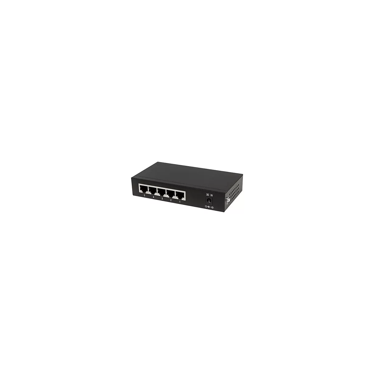Intellinet 5-Port Gigabit Ethernet PoE+ Switch, 4 x PSE Ports, IEEE 802.3at/af Power over Ethernet (PoE+/PoE) Compliant, 60 W, Desktop - Switch - 5 Anschlüsse