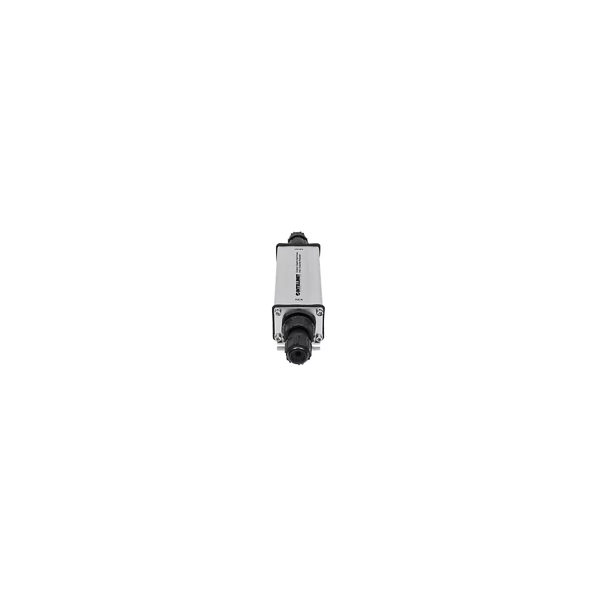 Intellinet Outdoor Gigabit High-Power PoE+ Extender, IEEE 802.3at/af Power over Ethernet (PoE+/PoE), verlängert die Reichweite einer PoE-Verbindung um zusätzliche 100 Meter, Metall, IP65 - Repeater - 10Mb LAN, 100Mb LAN, GigE