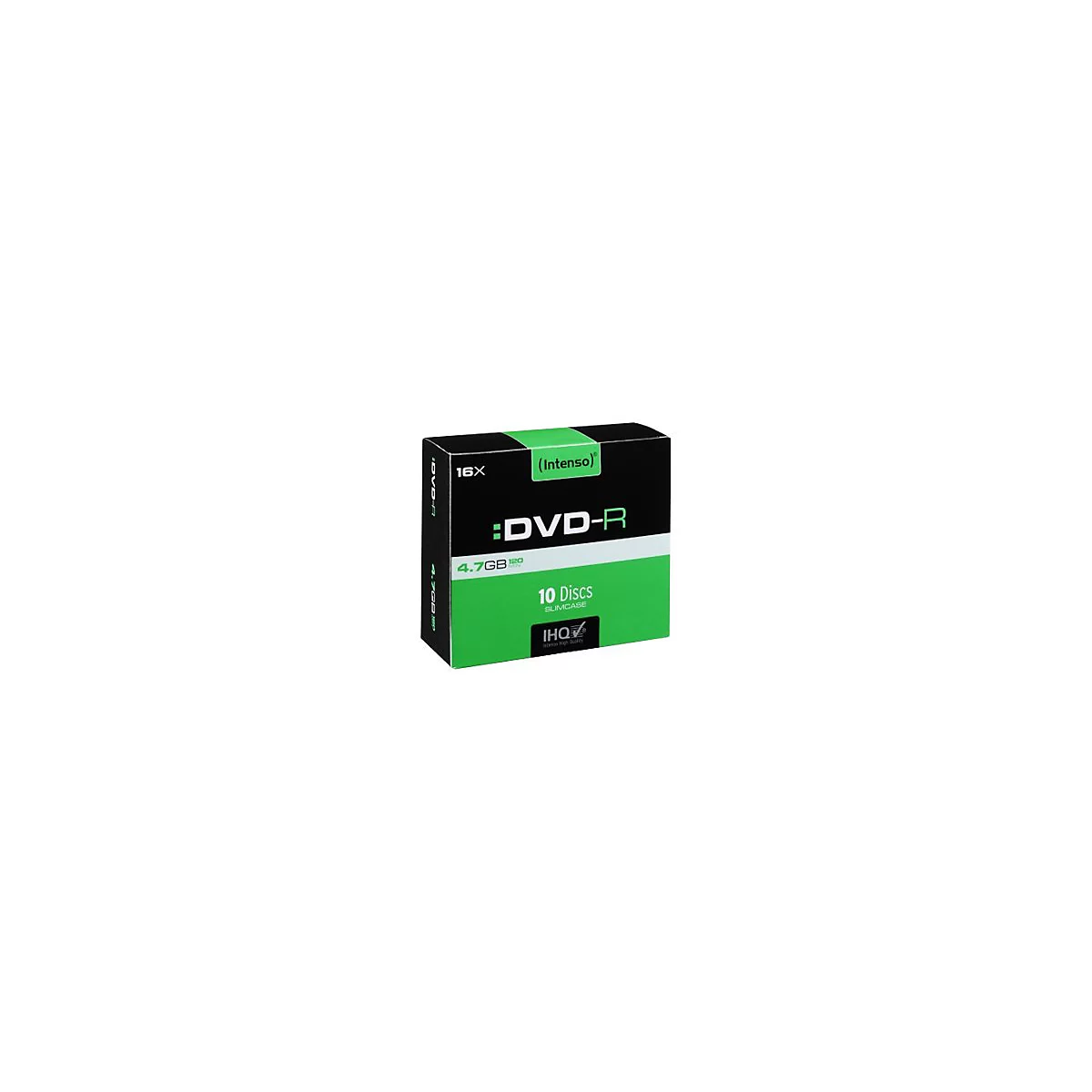 Intenso - 10 x DVD-R - 4.7 GB (120 Min.) 16x - Slim Jewel Case