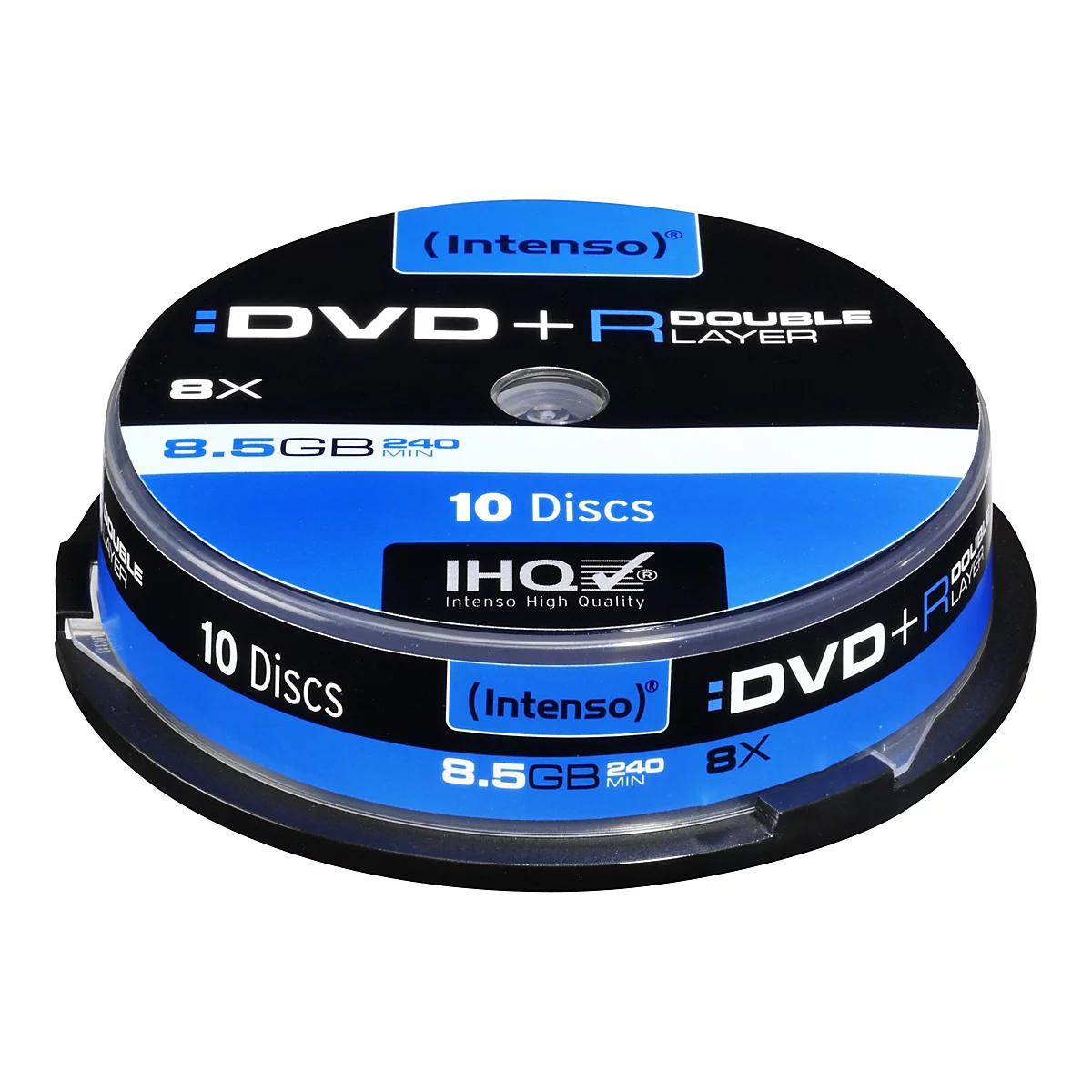 Intenso - 10 x DVD+R DL - 8.5 GB (240 Min.) 8x - Spindel