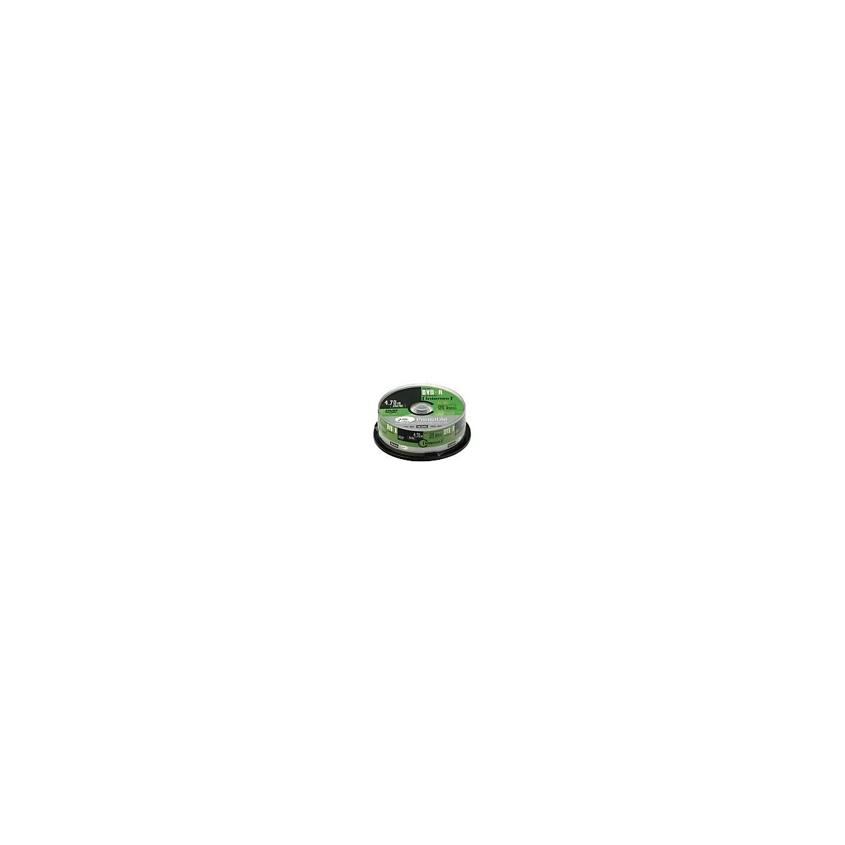 Intenso - 25 x DVD-R (G) - 4.7 GB 16x - mit Tintenstrahldrucker bedruckbare Oberfläche - Spindel