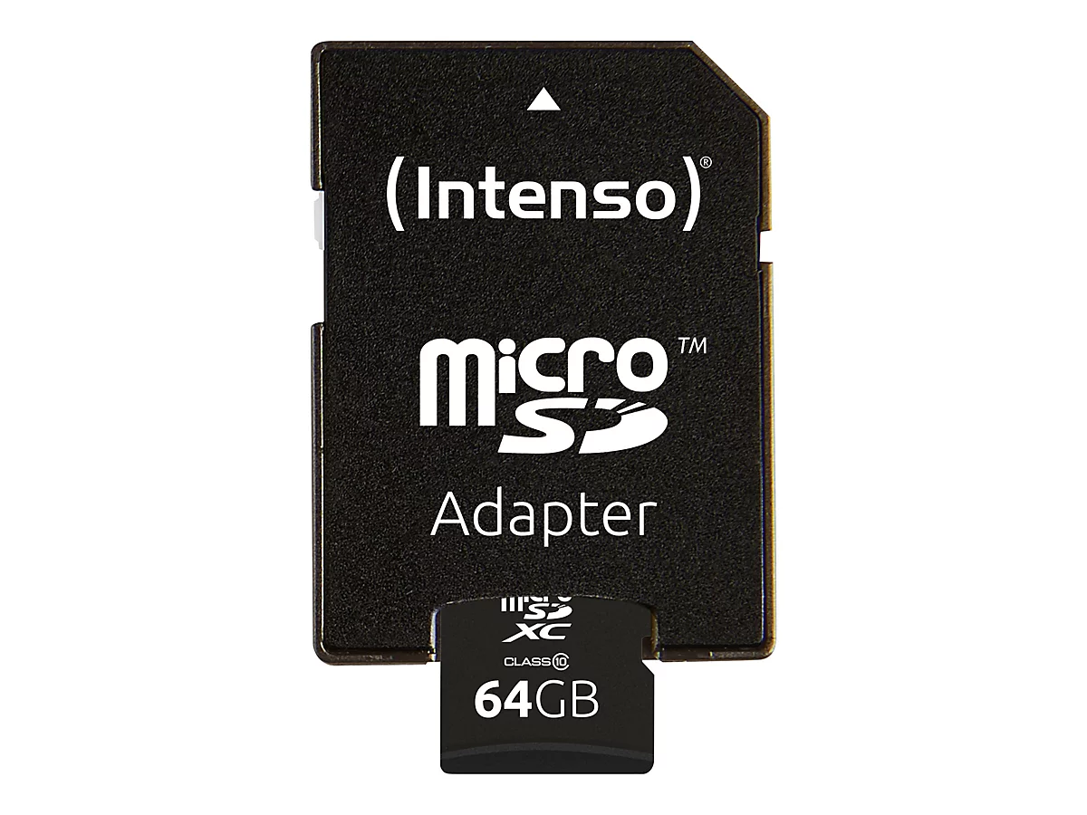 Intenso - Flash-Speicherkarte - 64 GB - microSDXC
