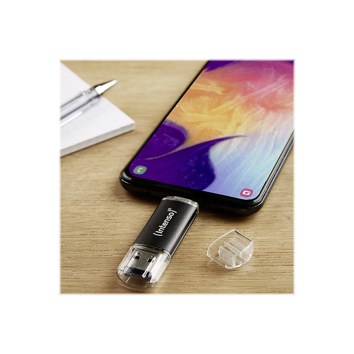 Intenso Twist Line - USB-Flash-Laufwerk - 32 GB - USB 3.2 Gen 1 / USB-C - Anthrazit