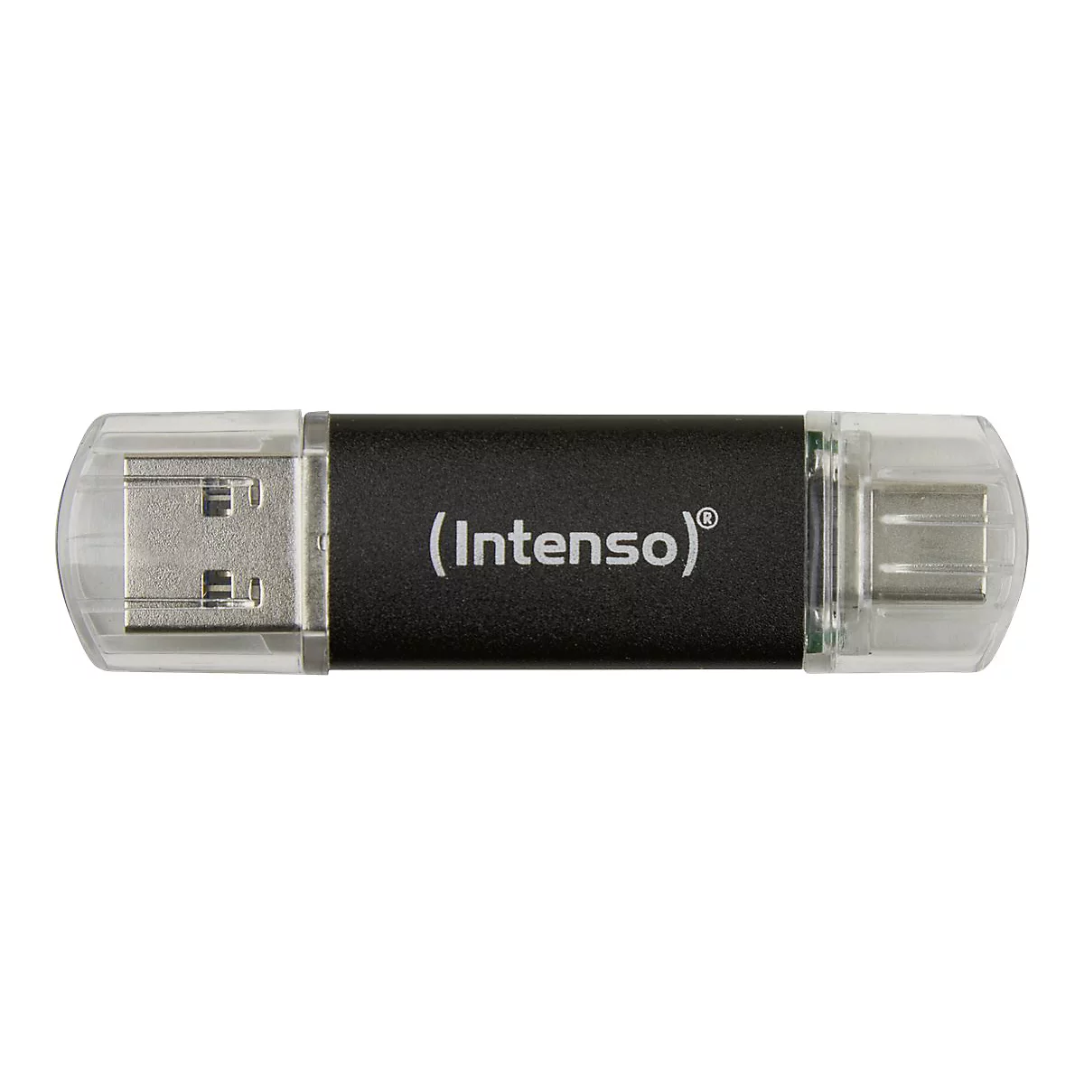 Intenso Twist Line - USB-Flash-Laufwerk - 64 GB - USB 3.2 Gen 1 / USB-C - Anthrazit