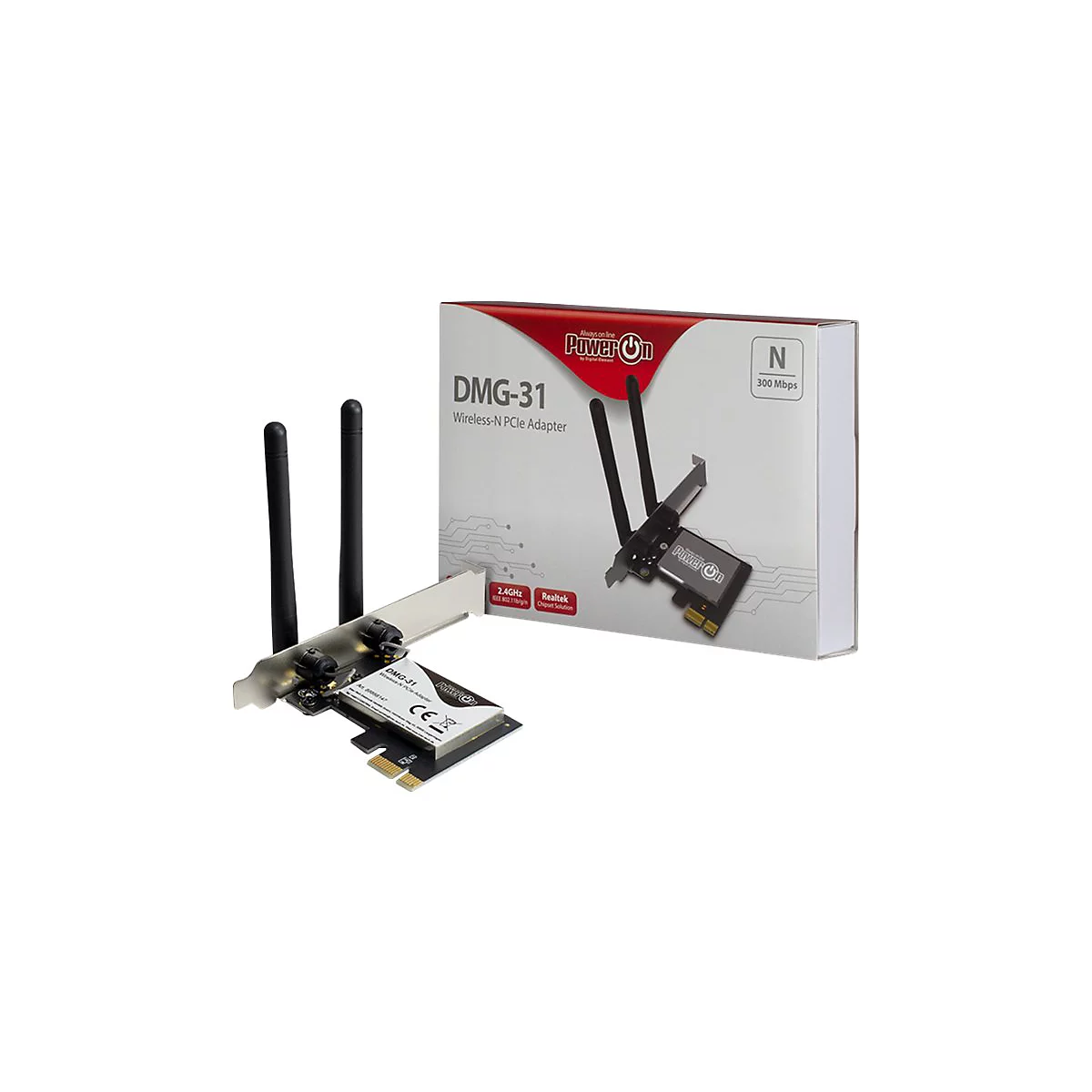 Inter-Tech DMG-31 - Netzwerkadapter - PCIe