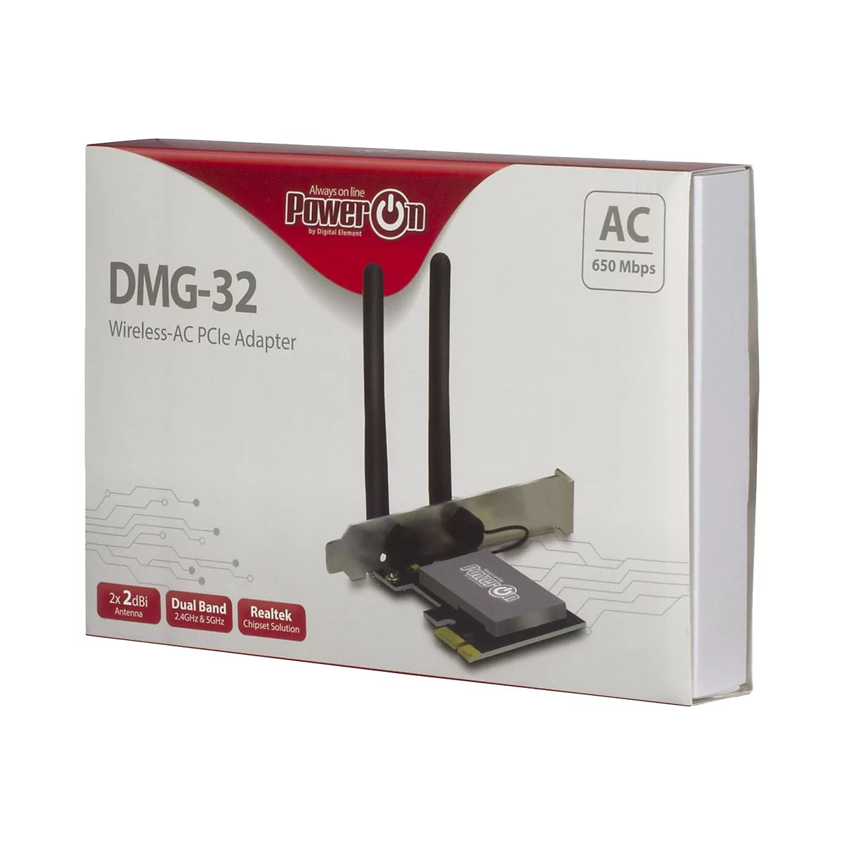 Inter-Tech DMG-32 - Netzwerkadapter - PCIe