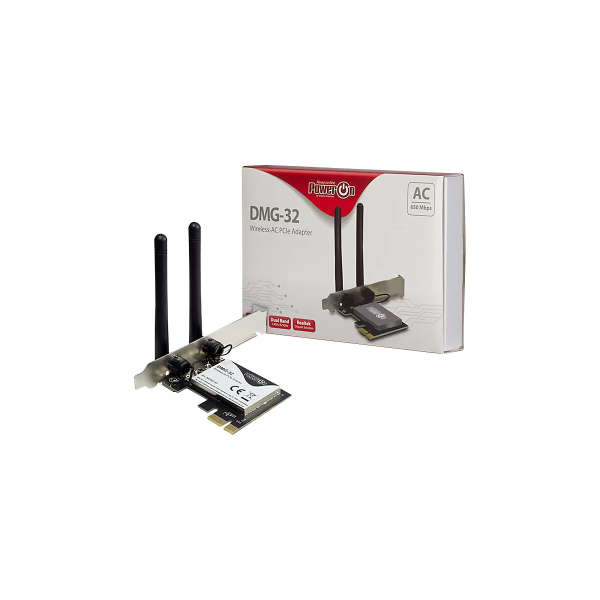 Inter-Tech DMG-32 - Netzwerkadapter - PCIe