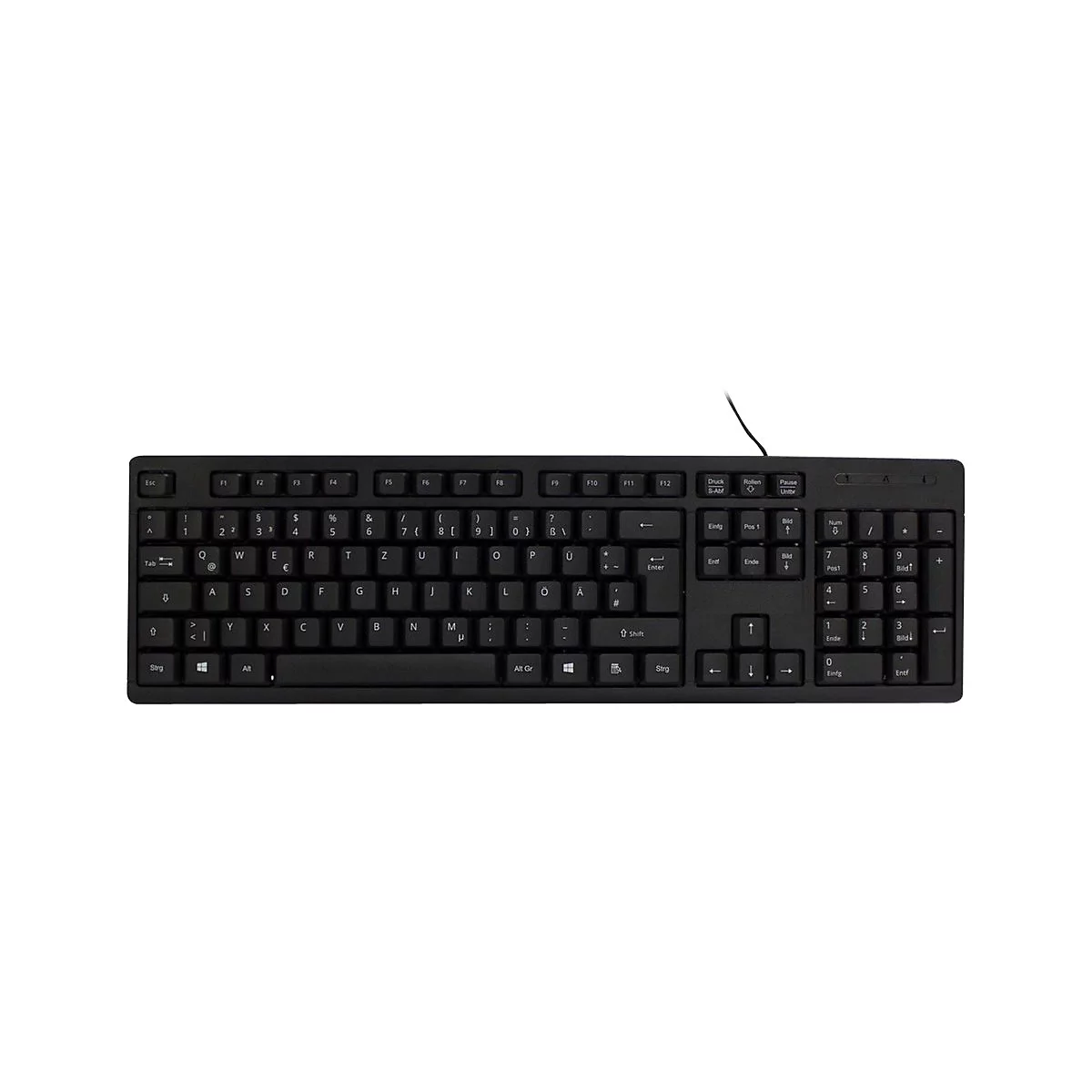 Inter-Tech K-118 - Tastatur - USB - QWERTZ - retail