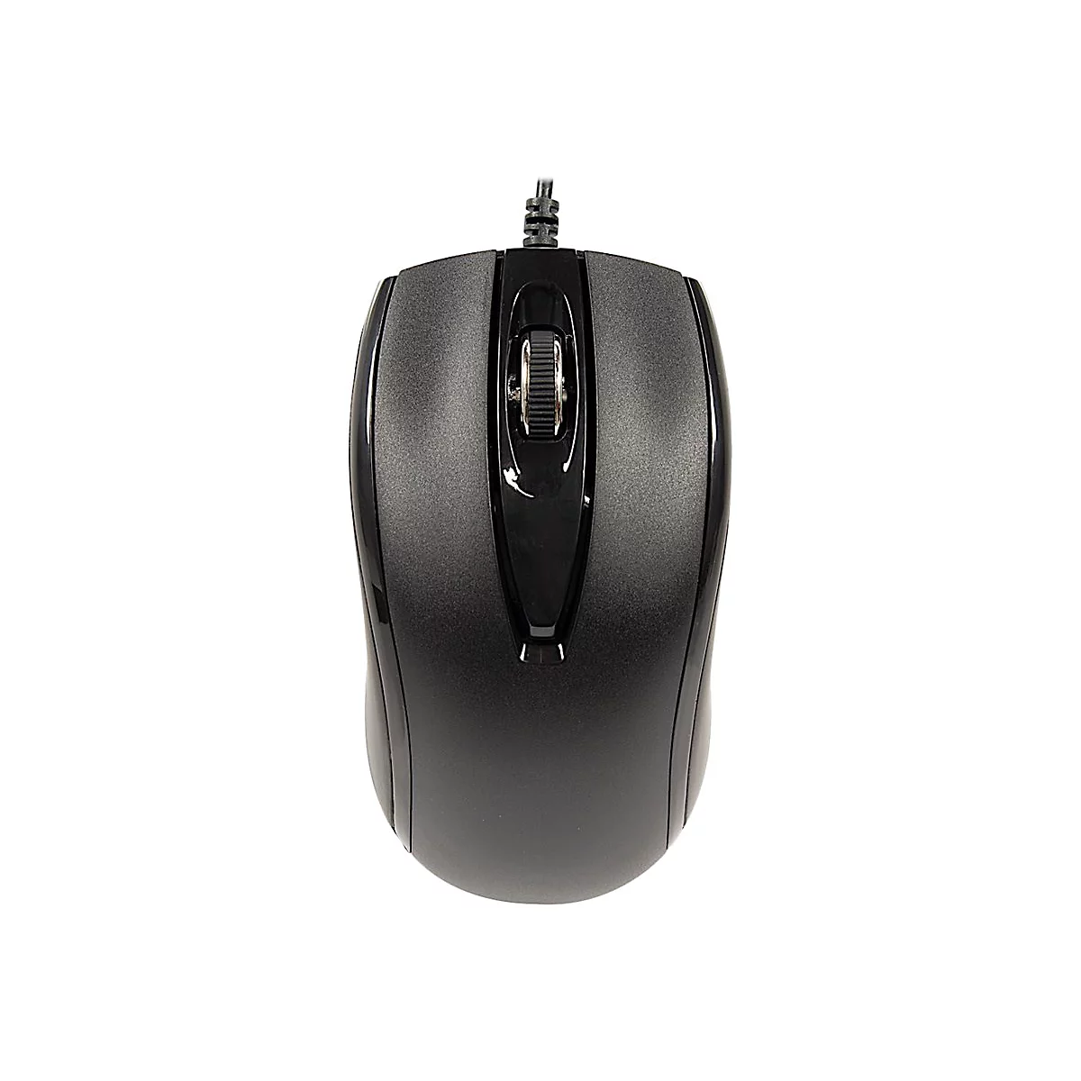 Inter-Tech KM-3149R - Tastatur-und-Maus-Set - USB - QWERTY - US/Russisch - Schwarz