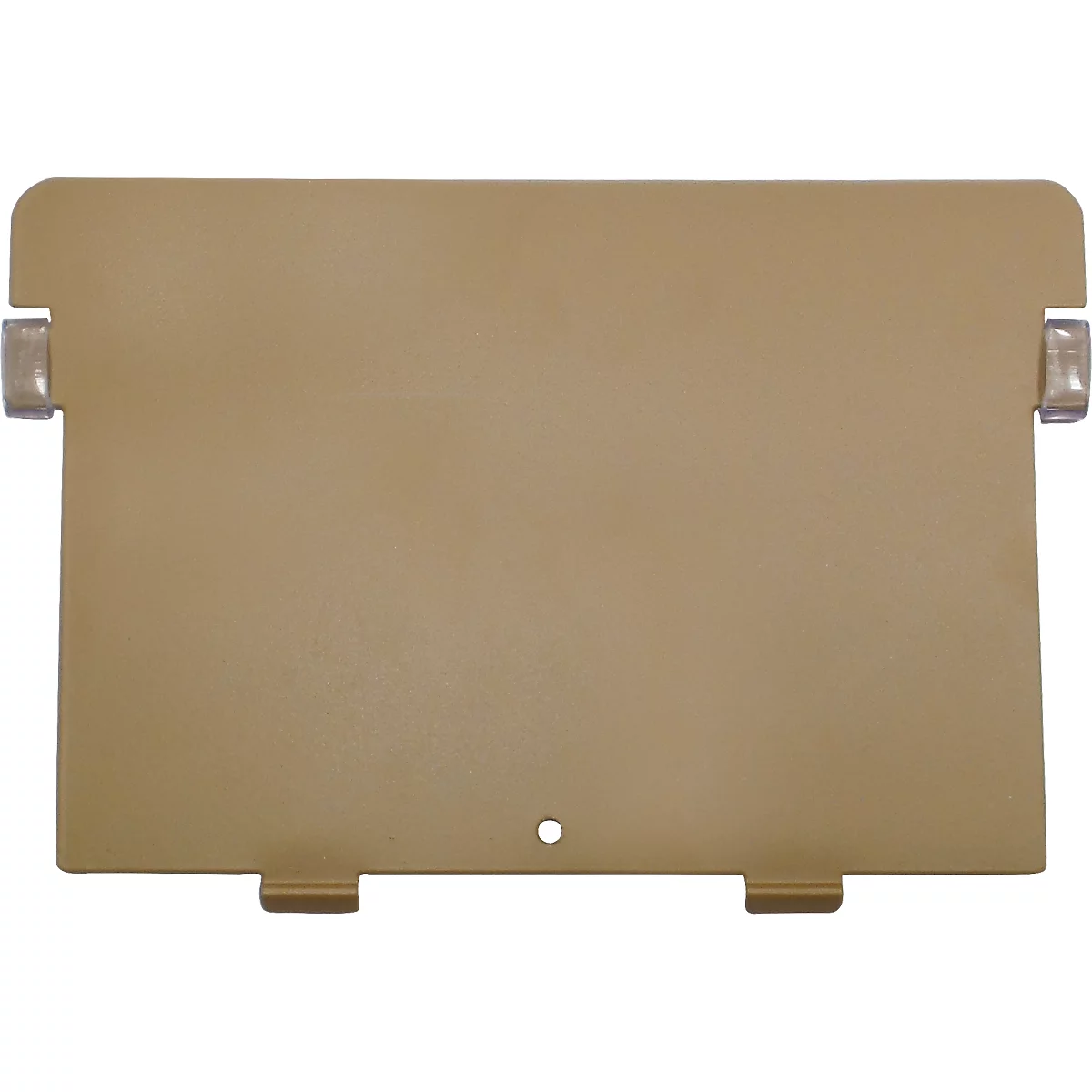 Intercalaire, pour boîte à fiches, A5 horizontal, métal, brun clair