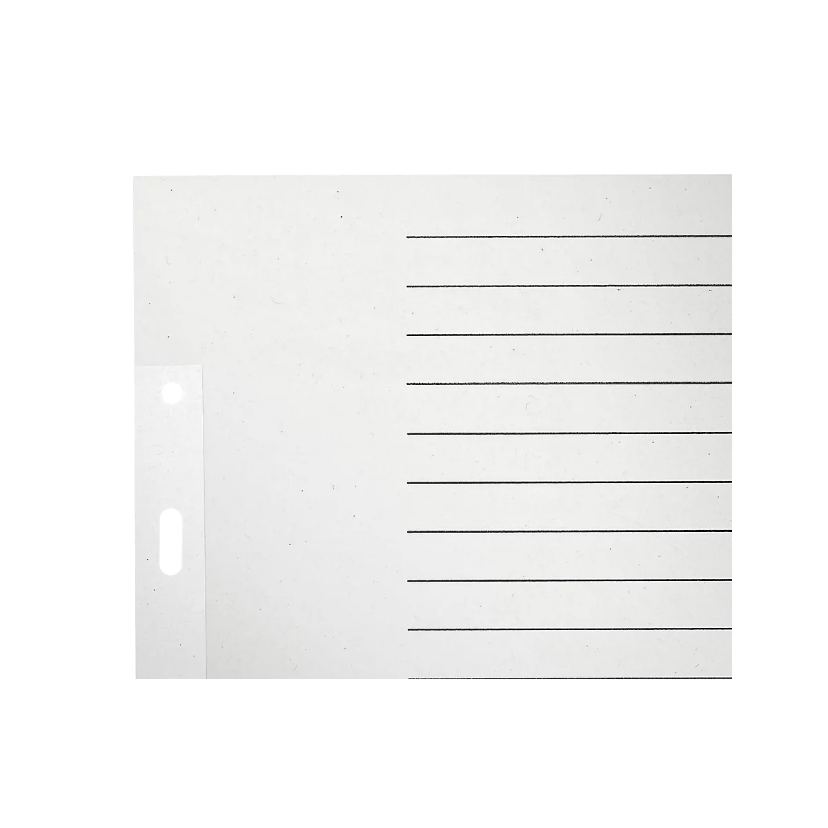 Intercalaires en papier LEITZ®, demi A4 portrait, vierge (15 feuilles), n° 1224