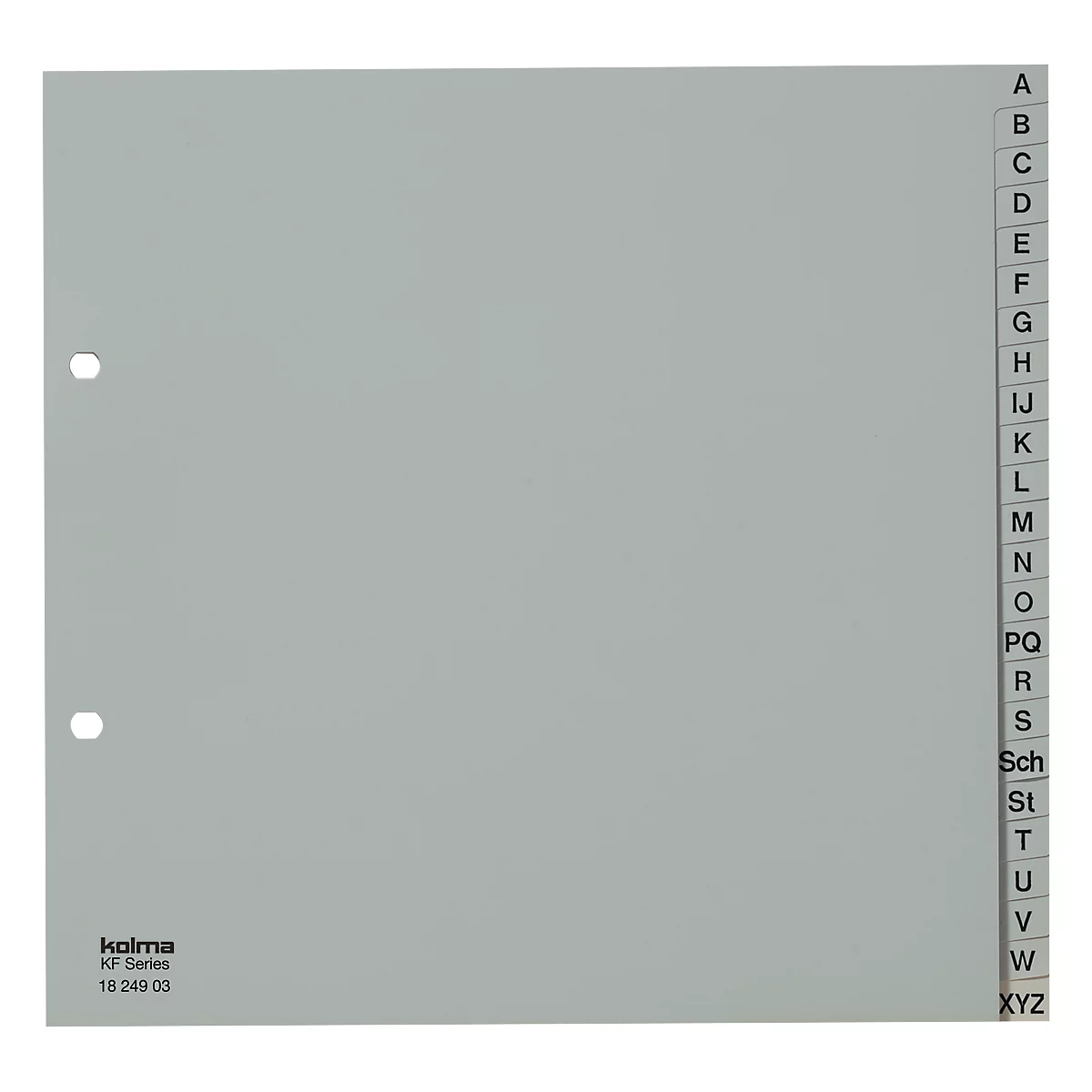 Intercalaires KolmaFlex, A4, A-Z, 24 p., partiellement couvrant