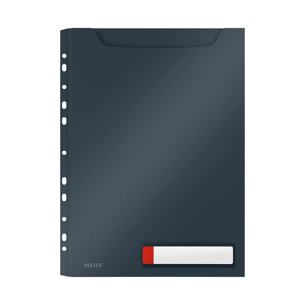 Intercalaires transparent Cosy Leitz®, opaque Privacy Maxi,, opaque, A4, jusqu'à 150 feuilles, bord perforé pliable, étiquette d'écriture, 3 pièces, gris