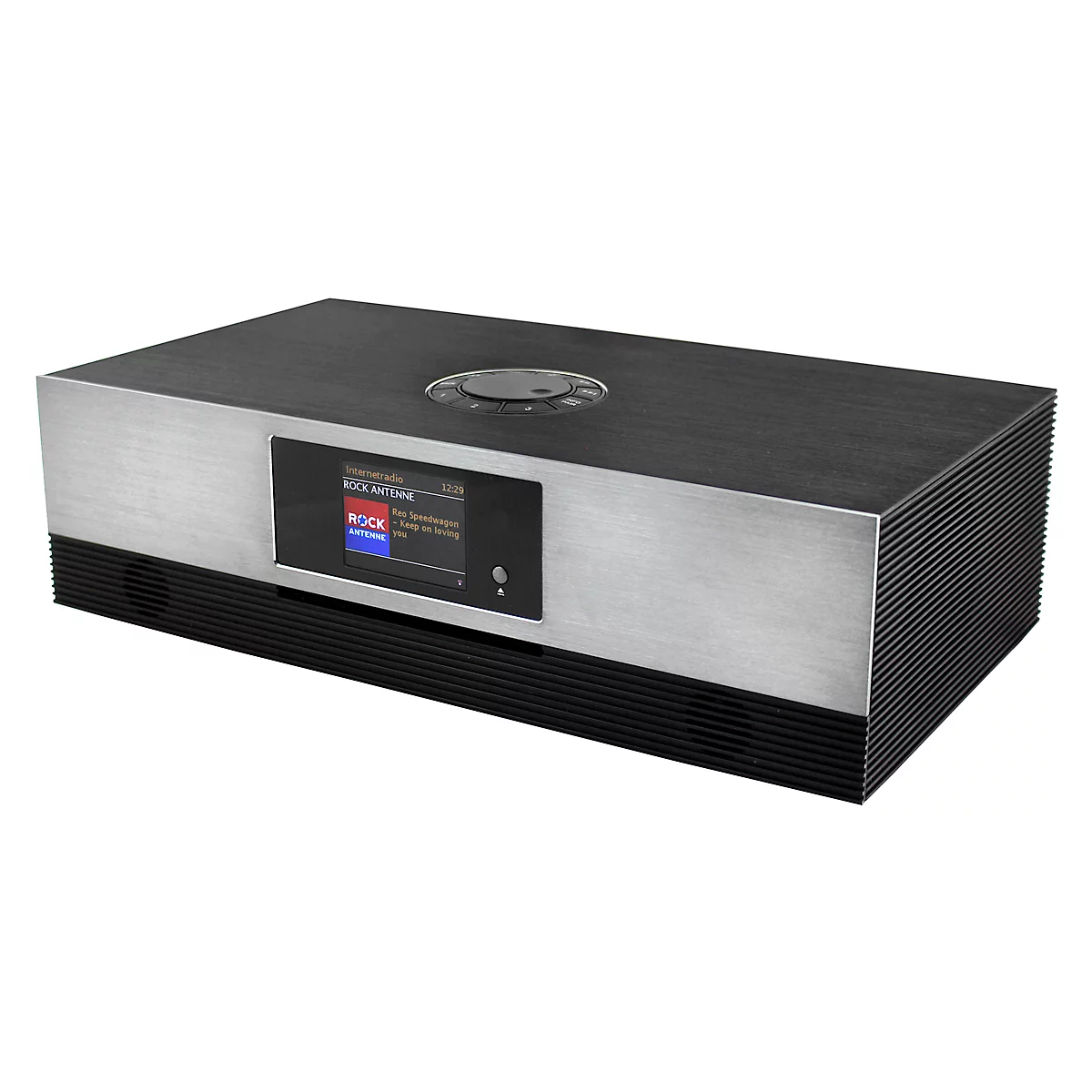 Internetradio Soundmaster ICD2080SW EliteLine, DAB+/UKW, CD/USB, 40 Festsenderspeicher, App-Steuerung, Bluetooth/WLAN/USB/AUX-IN, B 390 x T 230 x H 118 mm, schwarz