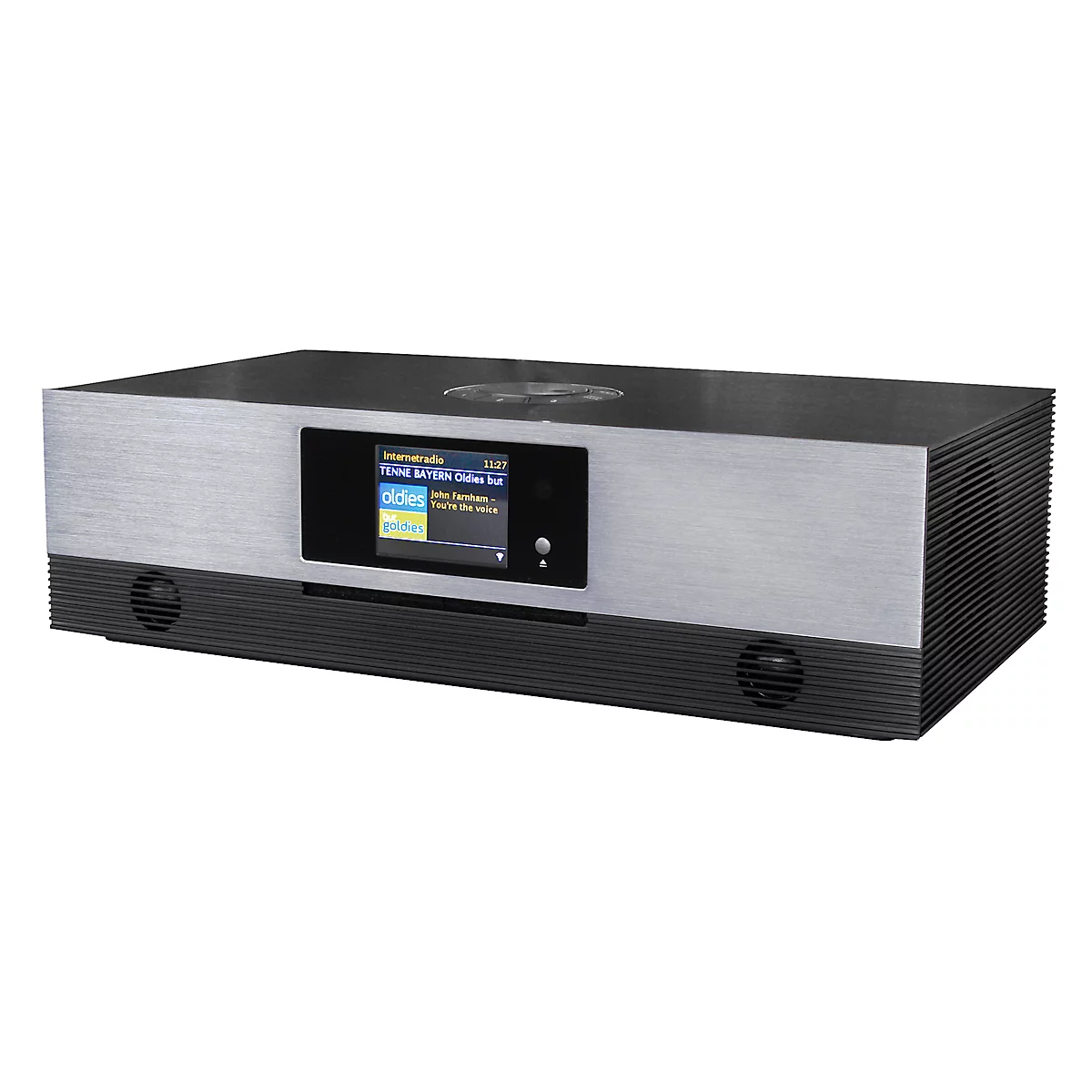 Internetradio Soundmaster ICD2080SW EliteLine, DAB+/UKW, CD/USB, 40 voorkeurzenders, App control, Bluetooth/WLAN/USB/AUX-IN, B 390 x D 230 x H 118 mm, zwart