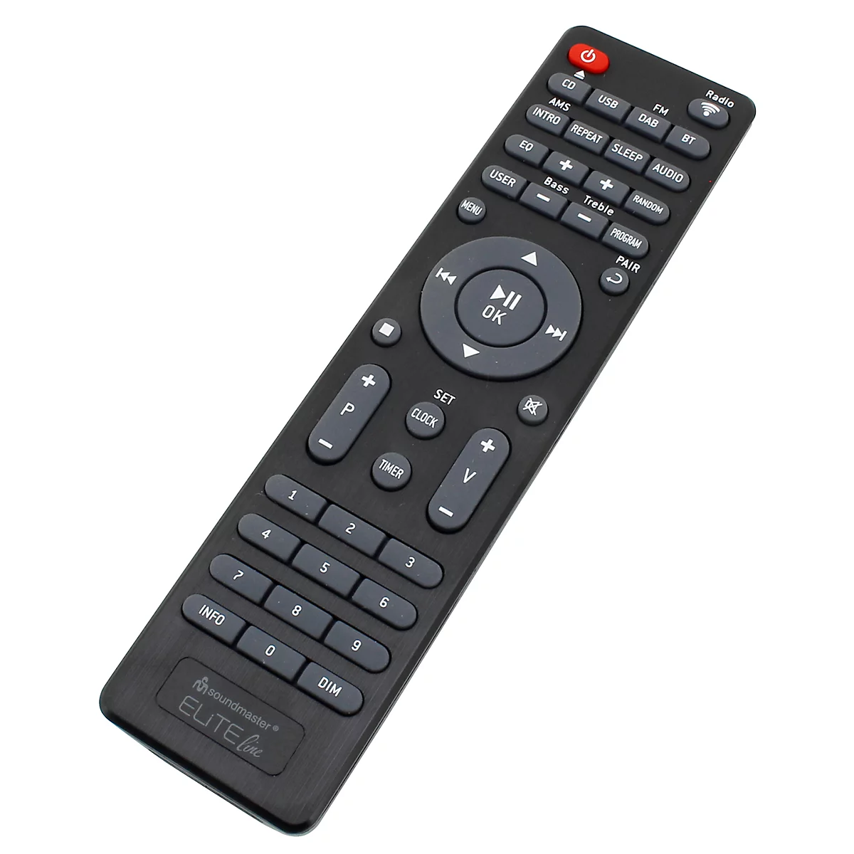 Internetradio Soundmaster ICD2080SW EliteLine, DAB+/UKW, CD/USB, 40 voorkeurzenders, App control, Bluetooth/WLAN/USB/AUX-IN, B 390 x D 230 x H 118 mm, zwart