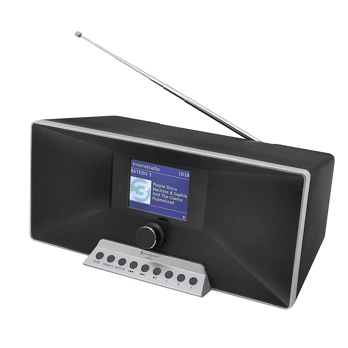 Internetradio Soundmaster IR3500SW, DAB+/UKW, 40 voorkeurzenders, Bluetooth/WLAN/USB/AUX-IN, afstandsbediening, B 270 x D 160 x H 122