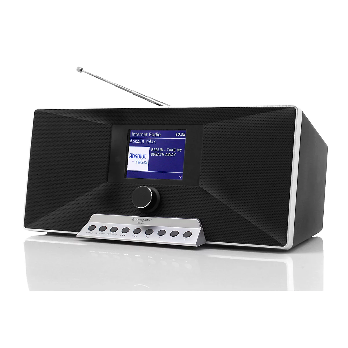 Internetradio Soundmaster IR3500SW, DAB+/UKW, 40 voorkeurzenders, Bluetooth/WLAN/USB/AUX-IN, afstandsbediening, B 270 x D 160 x H 122