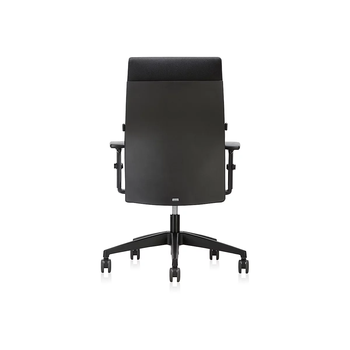 Interstuhl Bürostuhl 139RS, mit Armlehnen, Auto-Synchronmechanik, Komfort-Flachsitz, Teppichrollen, schwarz