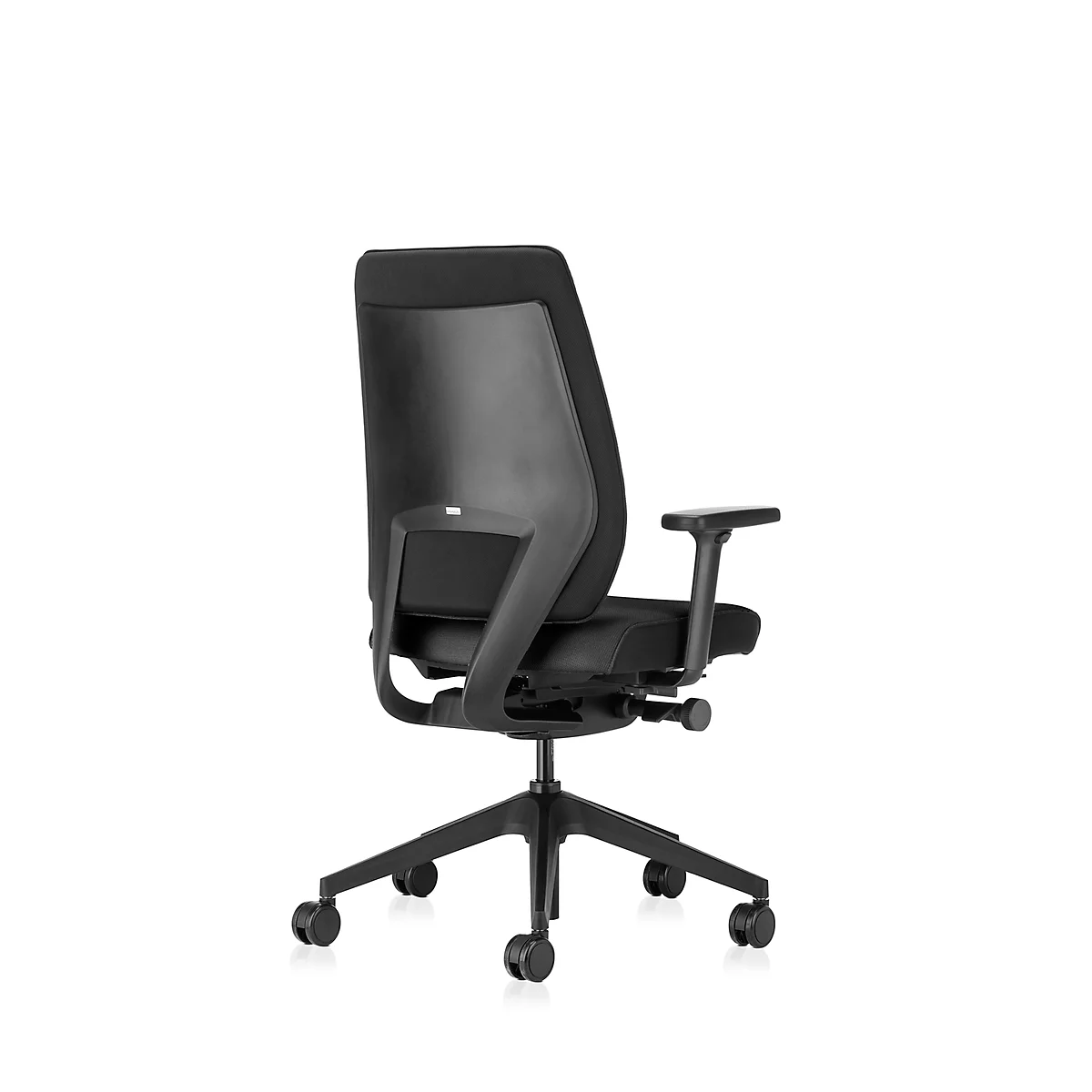 Interstuhl Bürostuhl Joyceis3 JC161, mit Armlehnen, 3D-Synchronmechanik, Flachsitz, schwarz/schwarz