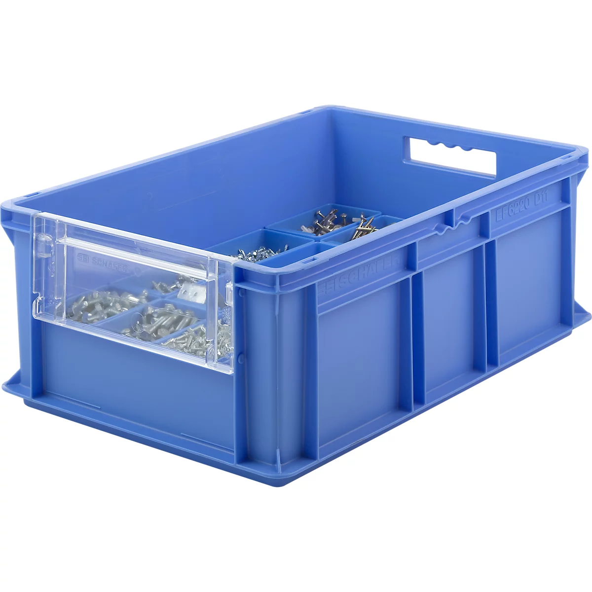 Inzetbak EK 110-N, PS, blauw, 32 stuks 