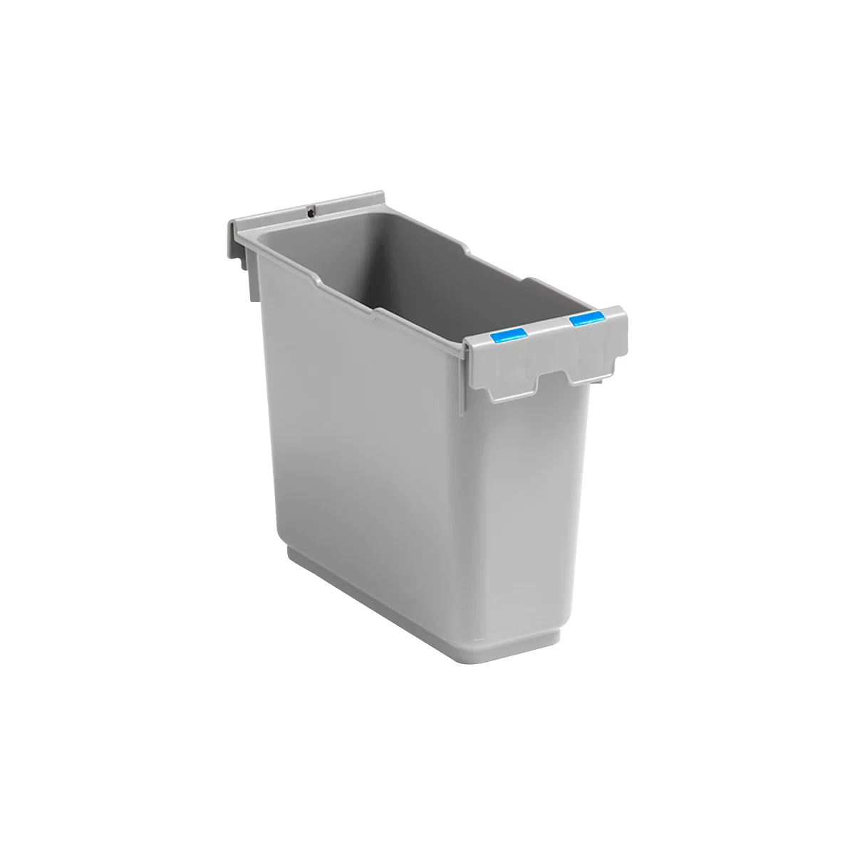 Inzetstuk 6 liter voor enkele rolemmer Poly II, markering, blauw