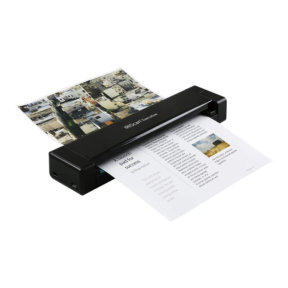 IRIS IRIScan Executive 4 - Einzelblatt-Scanner - Dual CIS - Duplex - 216 x 813 mm - 600 dpi x 600 dpi