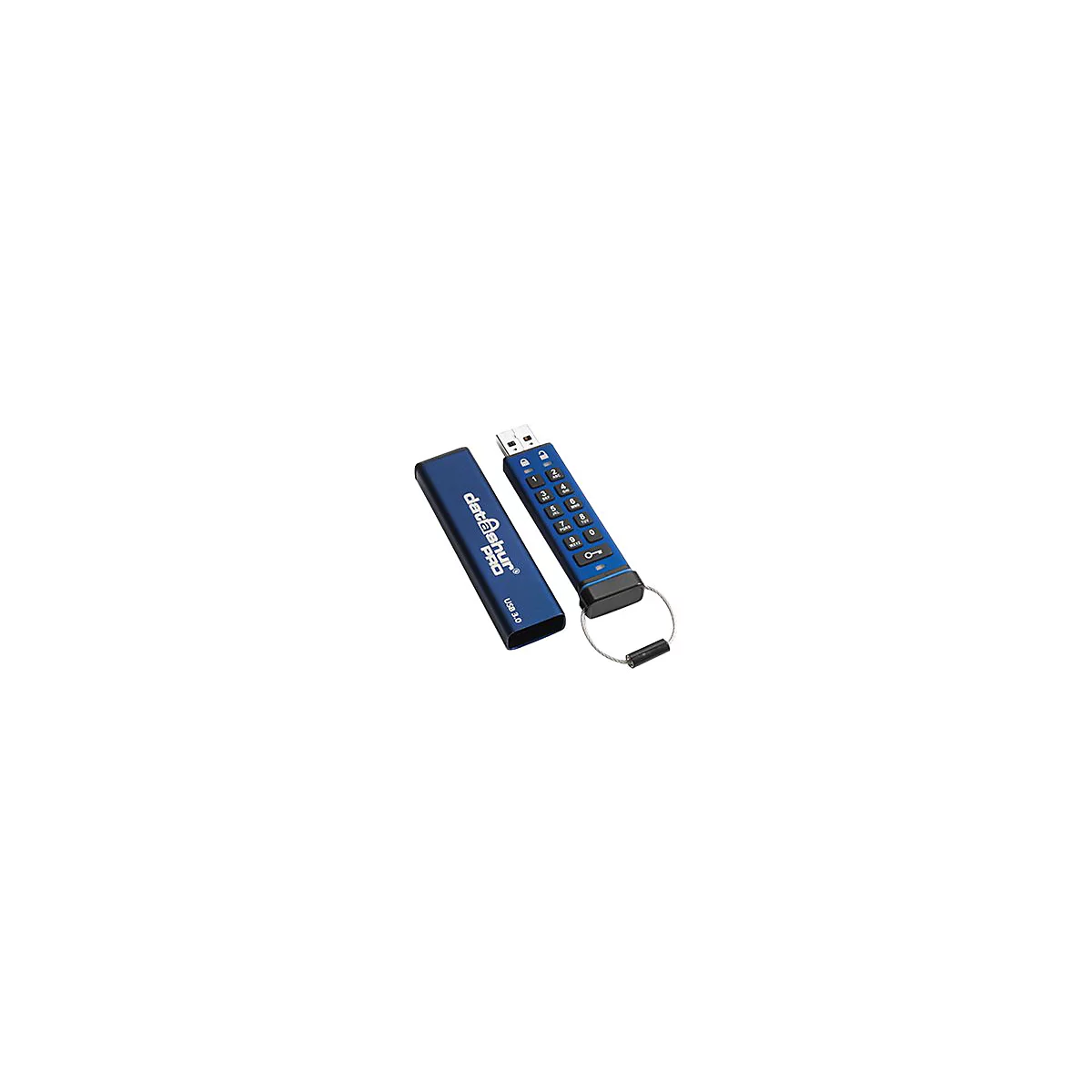iStorage datAshur PRO - USB-Flash-Laufwerk - verschlüsselt - 8 GB - USB 3.0
