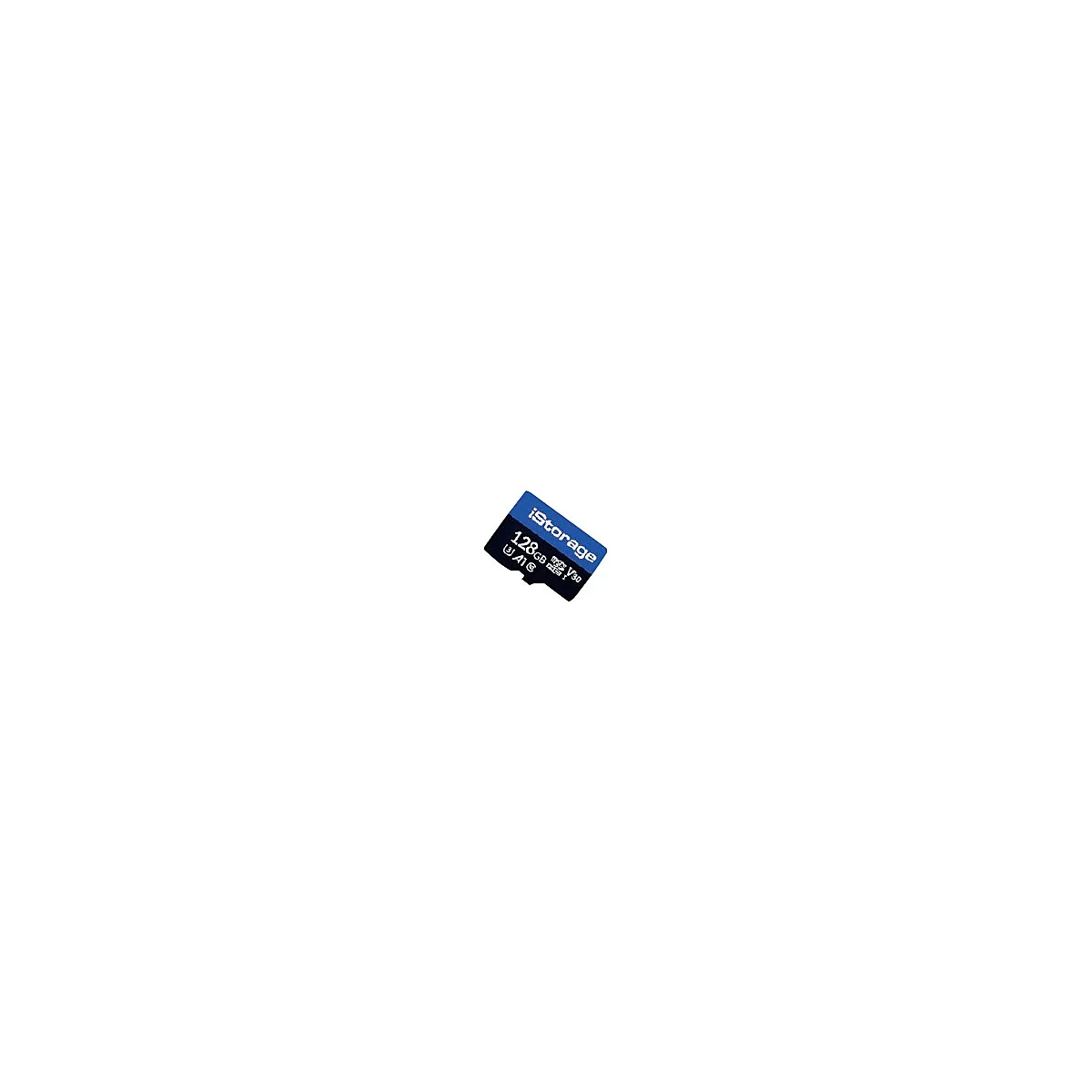 iStorage - Flash-Speicherkarte - 128 GB - A1 / Video Class V30 / UHS-I U3 / Class10 - microSDHC