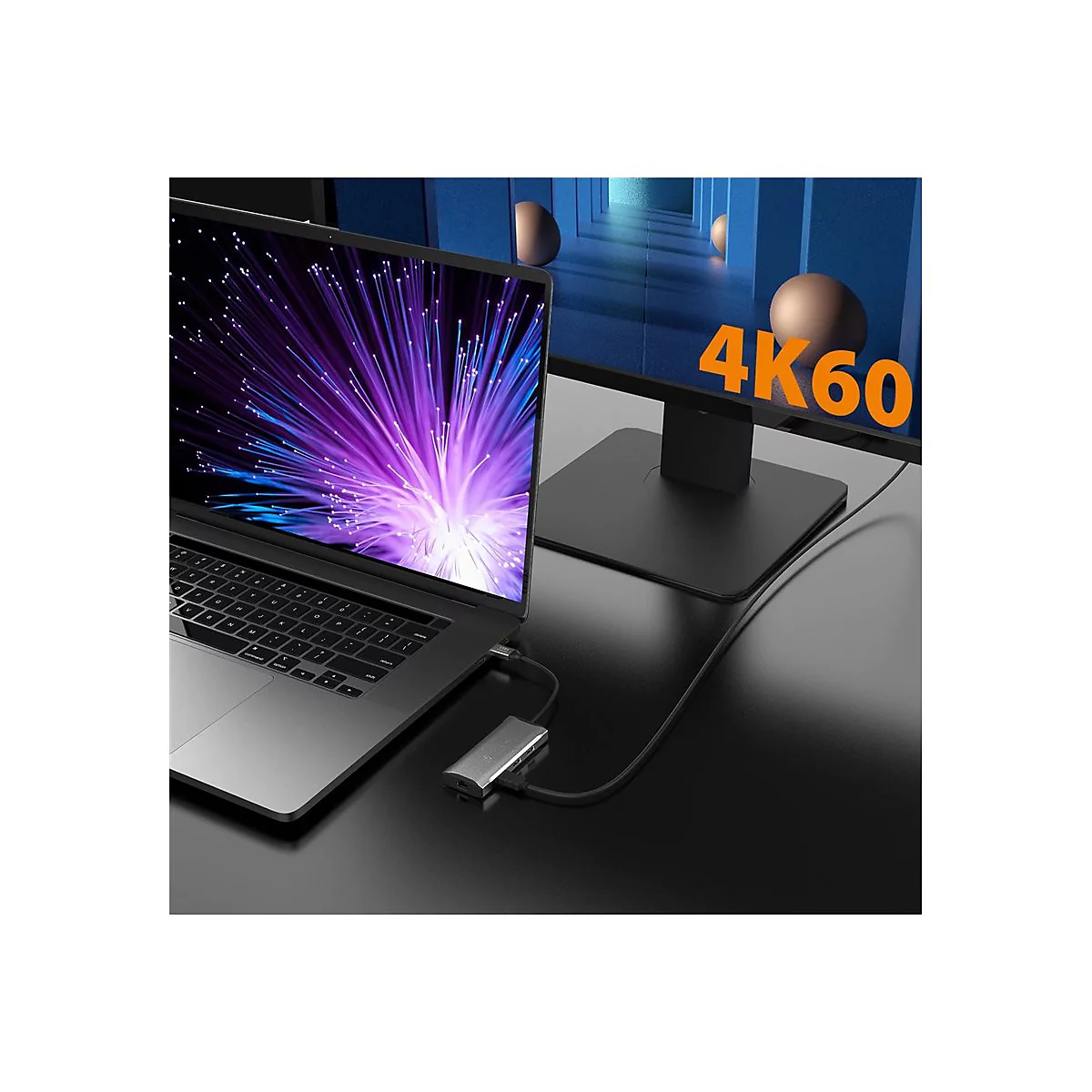 j5create - Dockingstation - USB4 / Thunderbolt 4 - HDMI - 1GbE