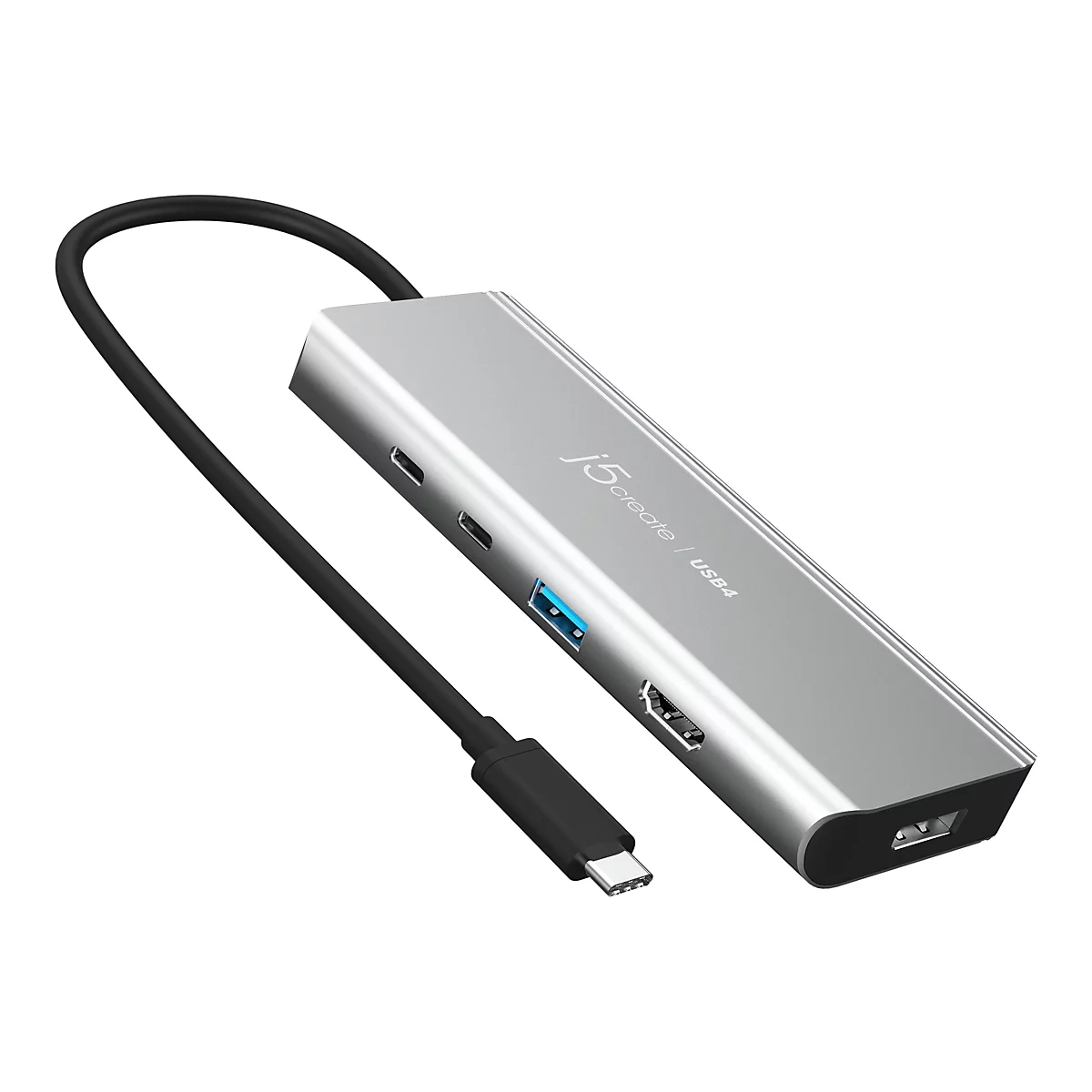 j5create JCD401 - Dockingstation - USB-C / USB4 / Thunderbolt 3 / Thunderbolt 4 - HDMI, DP, USB-C
