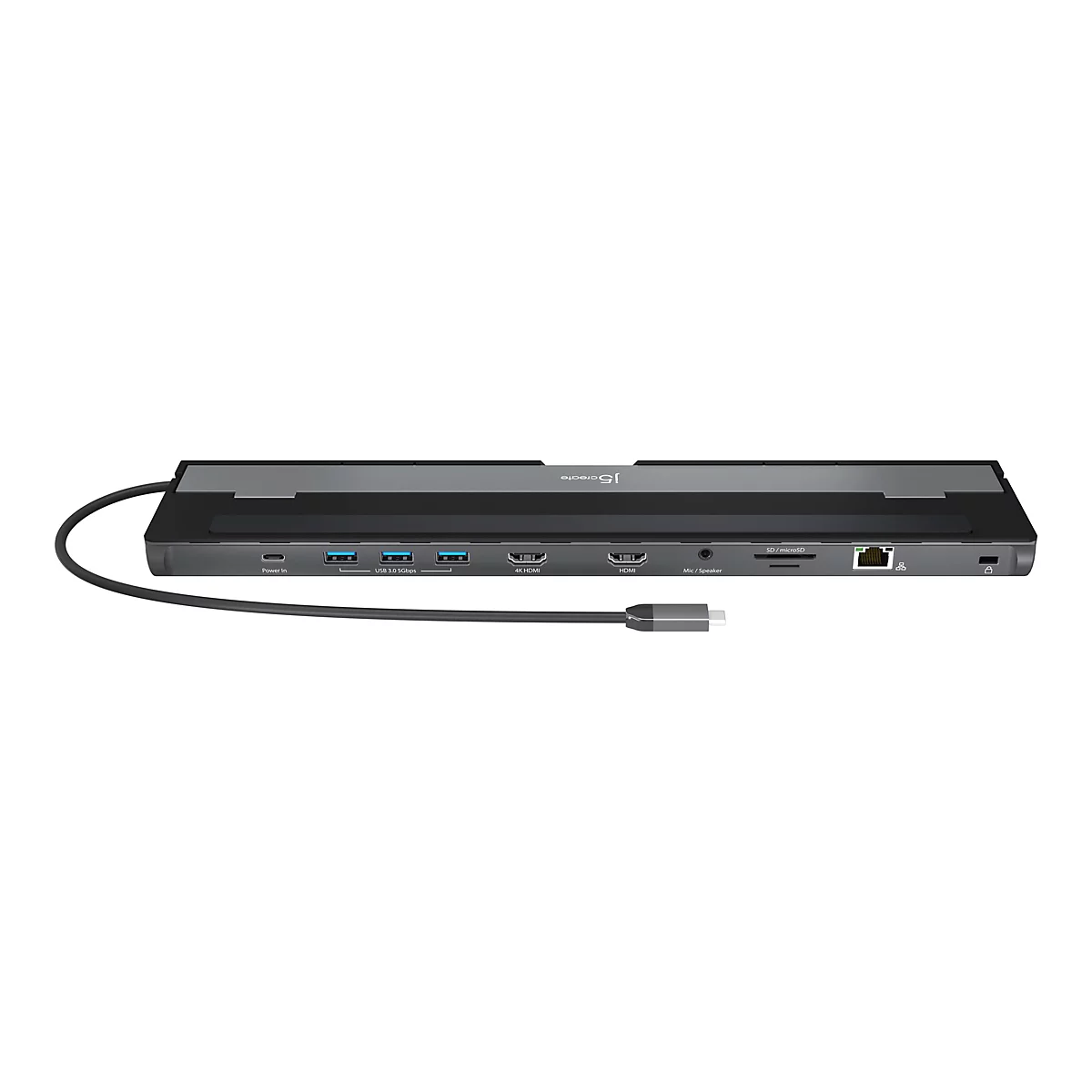 j5create JCD542 - Dockingstation - USB-C 3.1 Gen 1 - 2 x HDMI - 1GbE