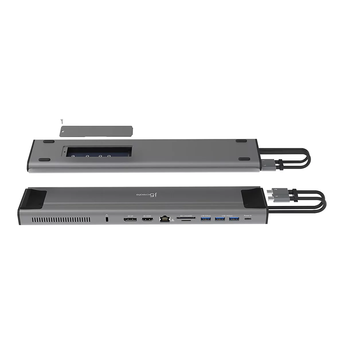 j5create JCD552 - Dockingstation - USB-C 3.2 Gen 2 x 2 - HDMI, DP - 1GbE