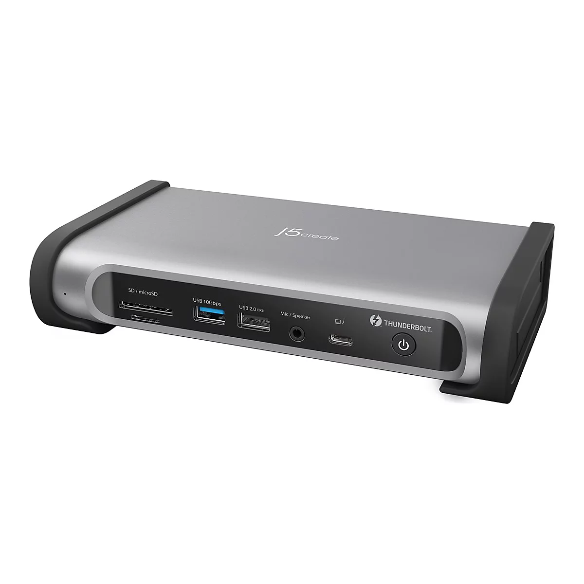 j5create JTD568 - Dockingstation - Thunderbolt 4 - 2 x HDMI, 2 x DP - 2.5GbE, 1GbE - 135 Watt